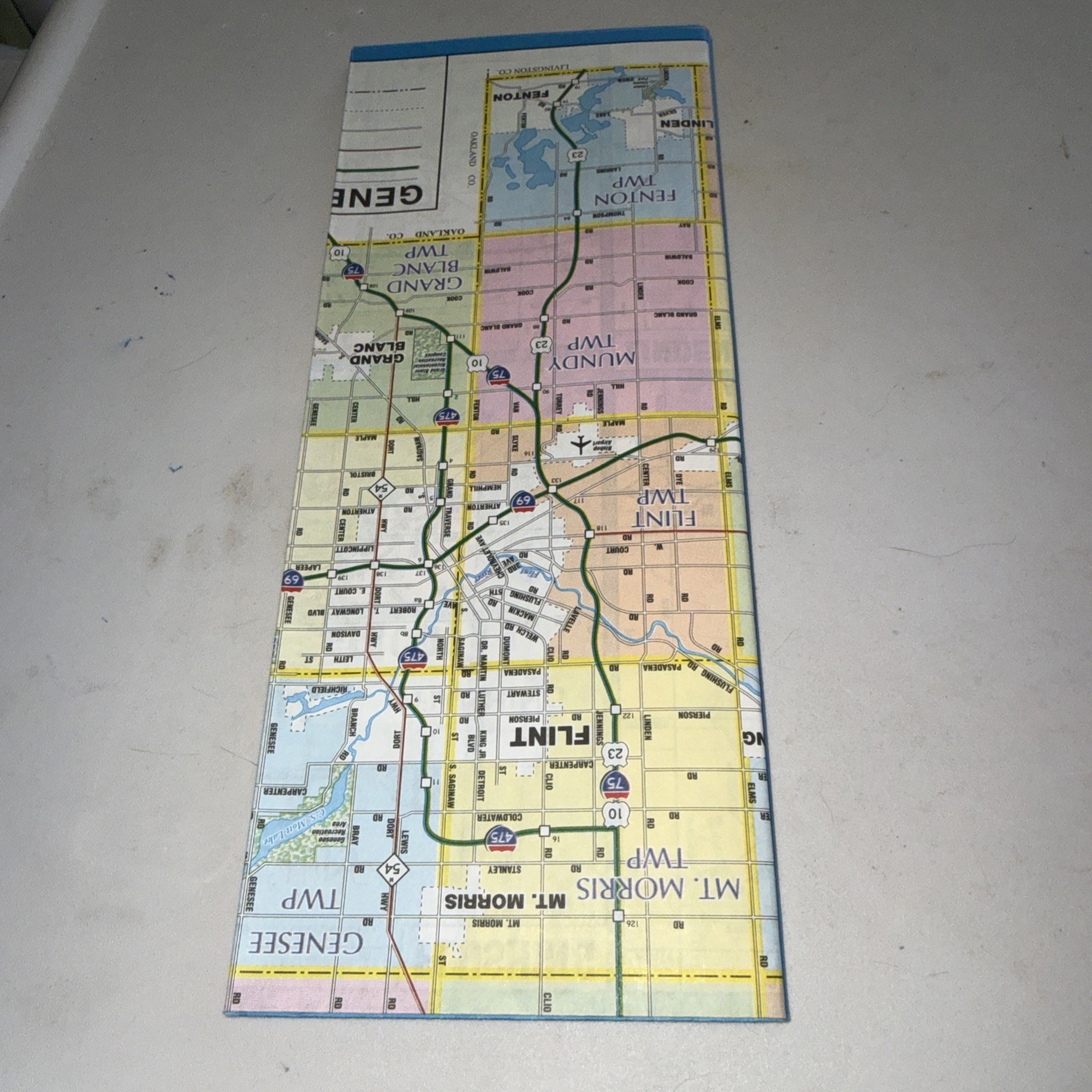 Flint & Genesee County Area Map