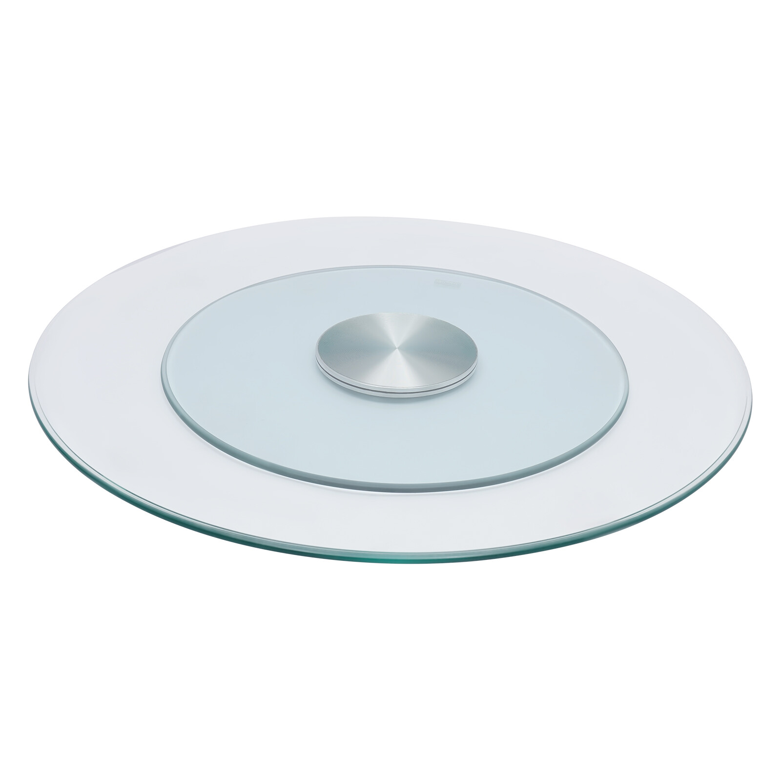 23.62inch Round Turntable, Tempered Glass Rotating Tray Serving Plate NEW