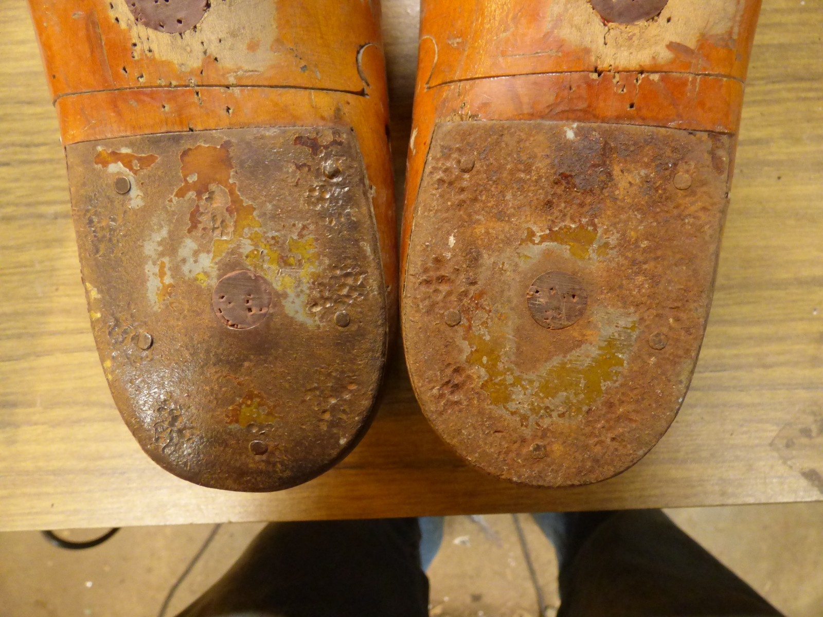 VINTAGE PAIR 1950’s Size 9 1/2E Shoe Lasts (Craddock Terry Shoe) Lynchburg,Va
