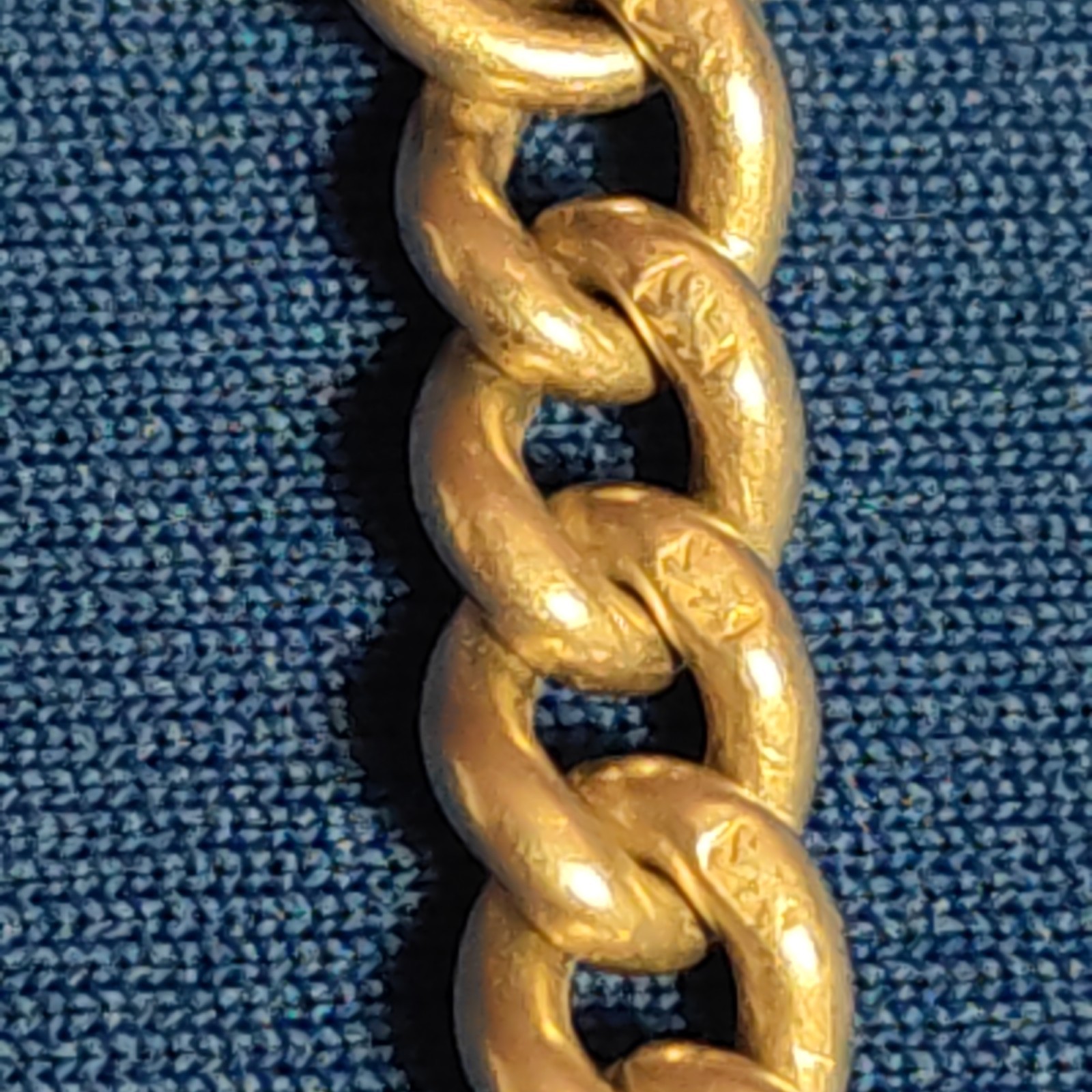 Victorian 925 Sterling Silver Albert Watch Chain 49g Birmingham 1888 HB