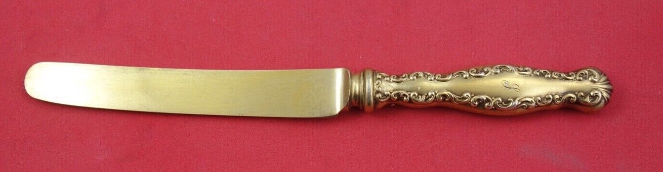 Louis XV by Whiting Gorham Sterling Silver Tea Knife vermeil HH 8 1/4″