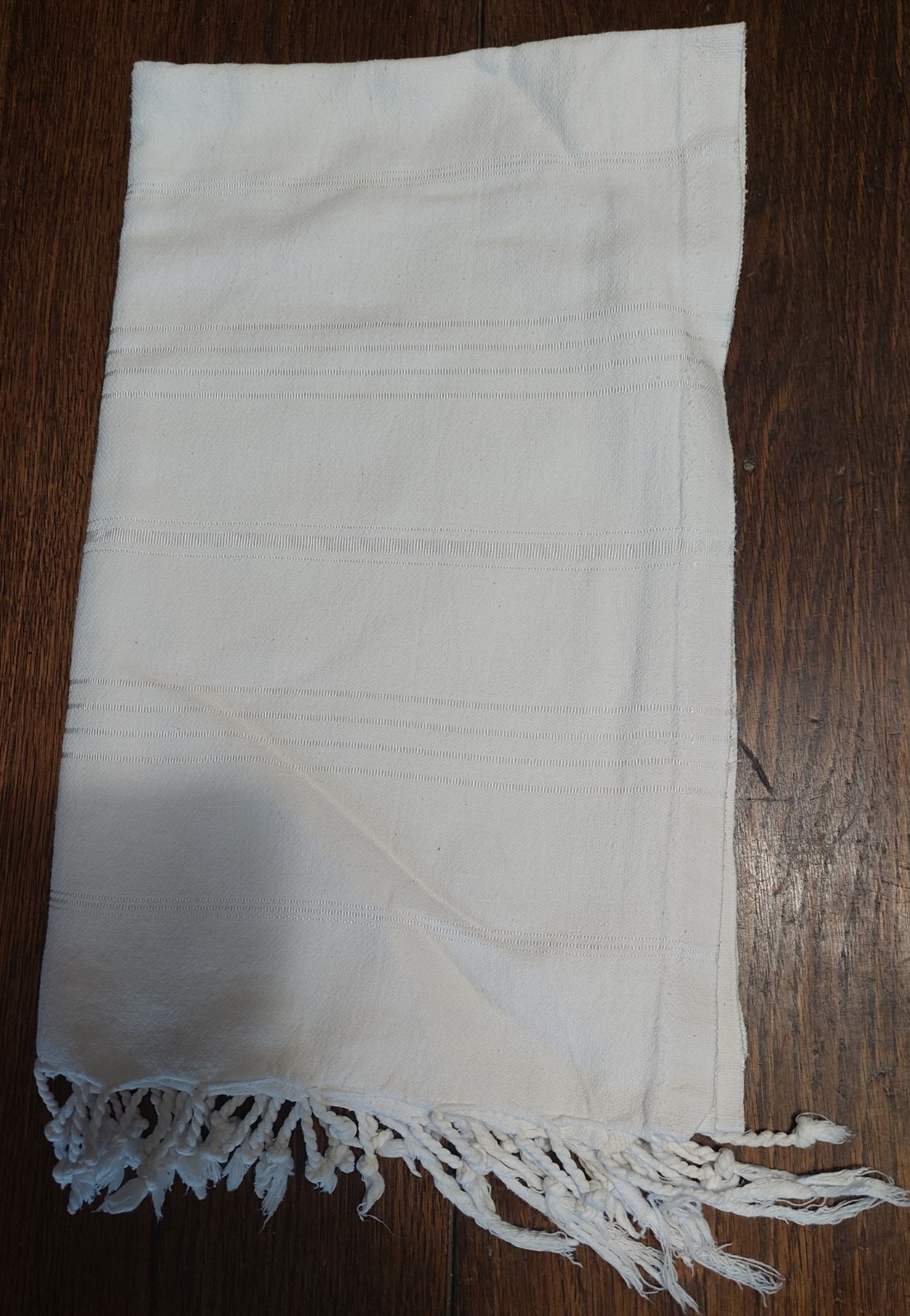 Vintage Cotton Granité Bath Towel Hammam Towel Sheet White 92 X 156 cm