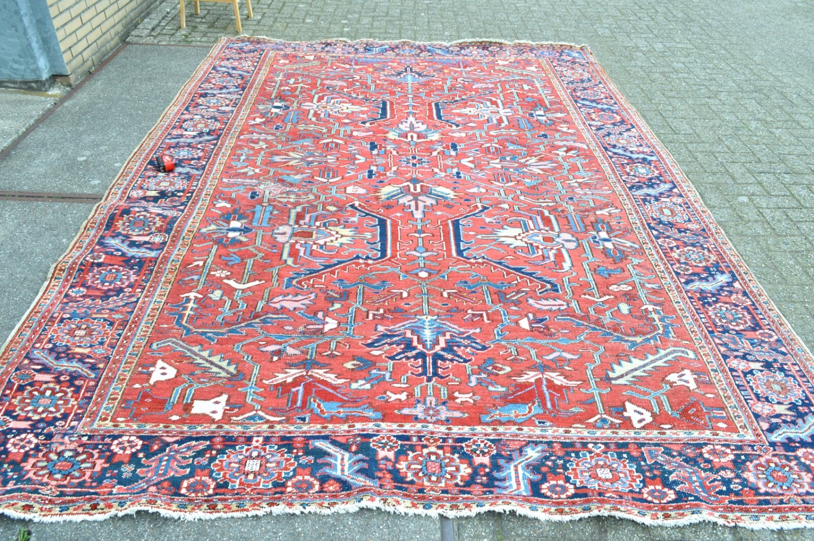 Gorgeous Antique Serapi Heriz region Rug Allover ***WWS***