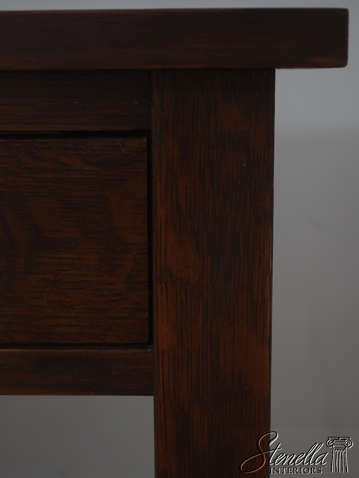 F72724: STICKLEY Mission Oak Spindle Writing Desk