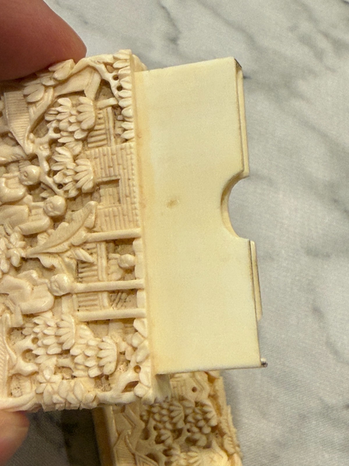 Antique Chinese Canton Export Calling Card Case