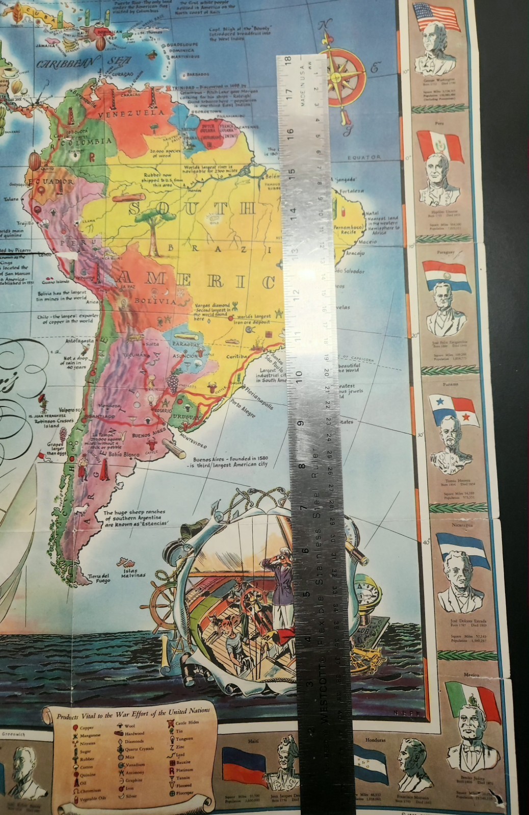 Captain Silver s New & Improved Sea Chart from Aboard the Sea Hound Map