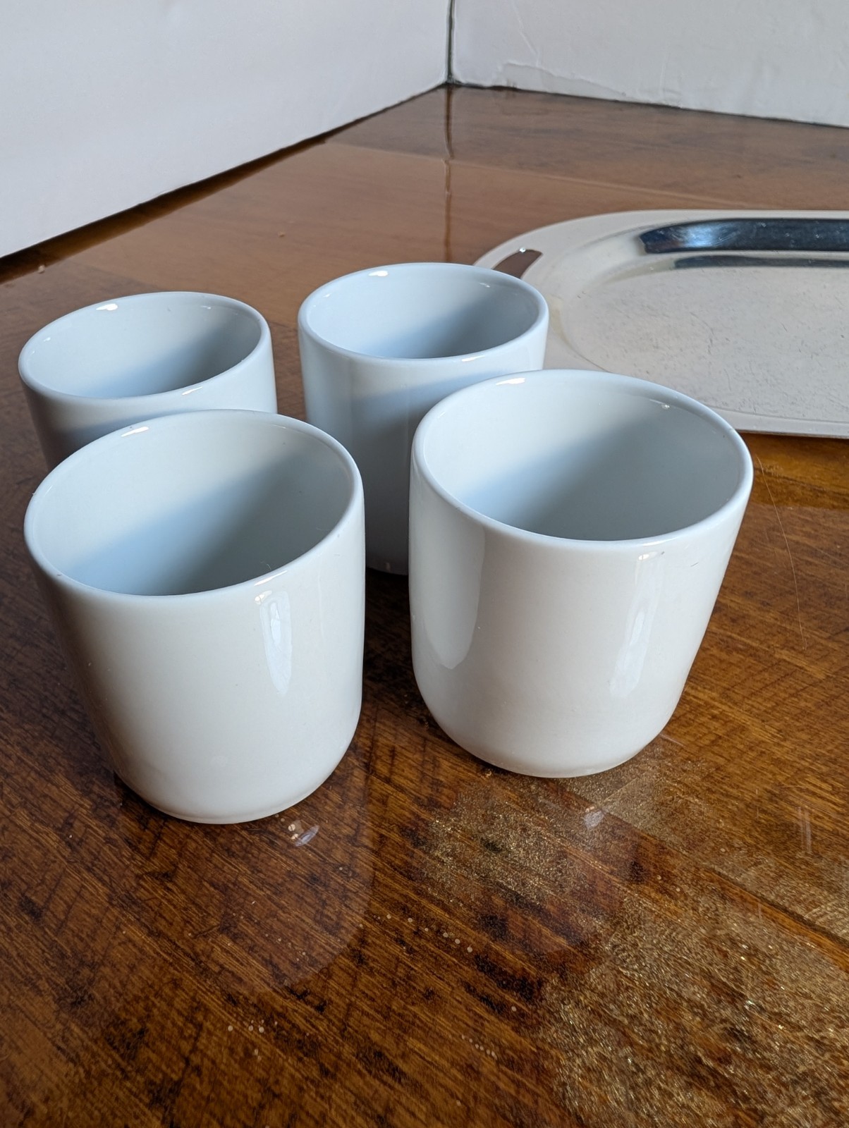 Silver Plated Expresso Cups With Serving Tray/Italy/Tognana/Vintage