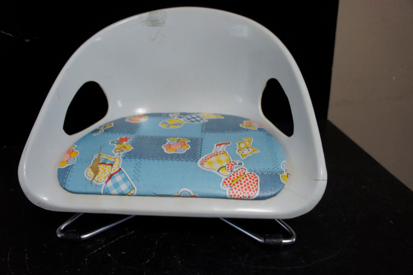 Vintage Cosco Chair MCM Mid Century Child Toddler Chair Booster Seat Adjustable