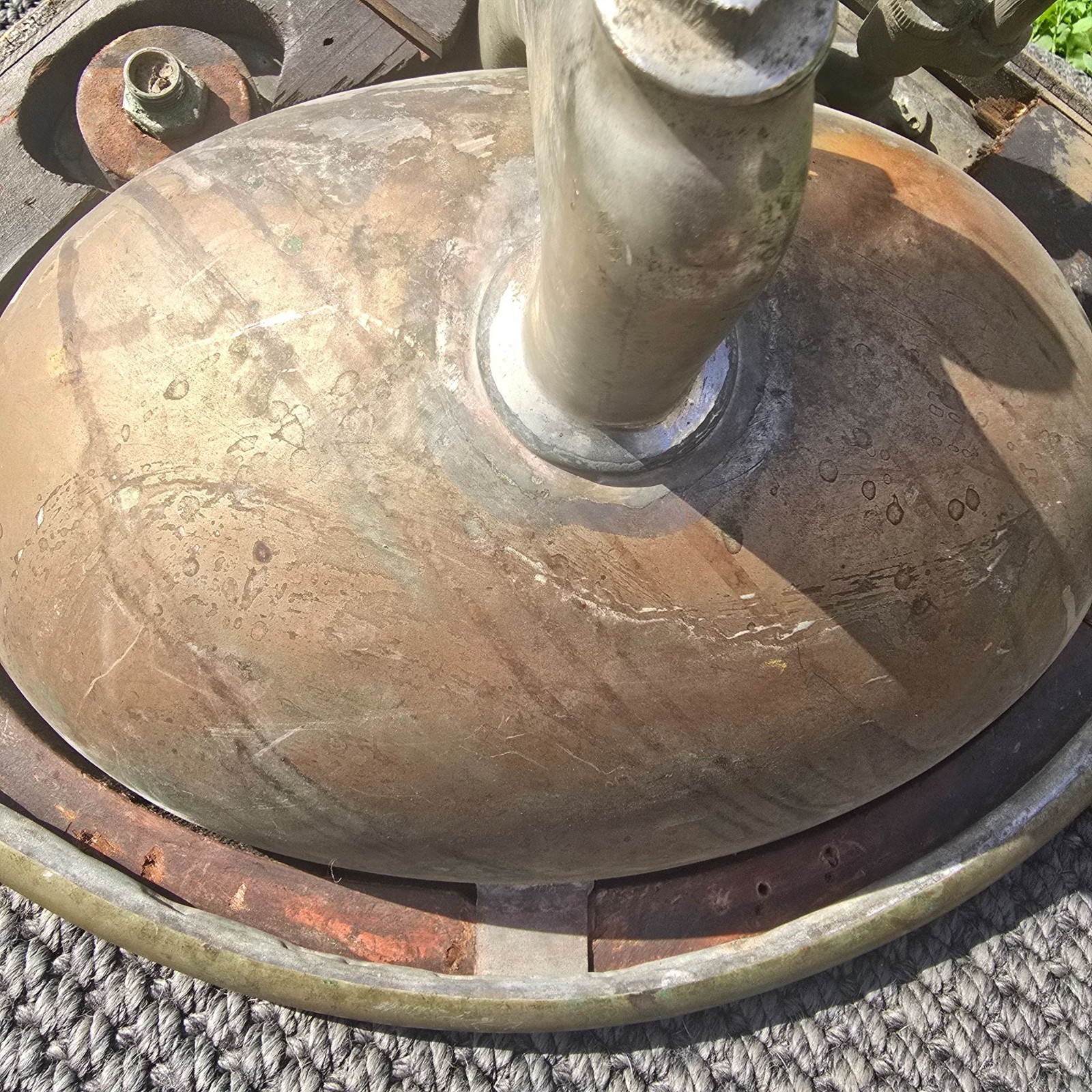 Antique Railroad Sink Passenger Car Pullman Restoration Project Brass Steampunk