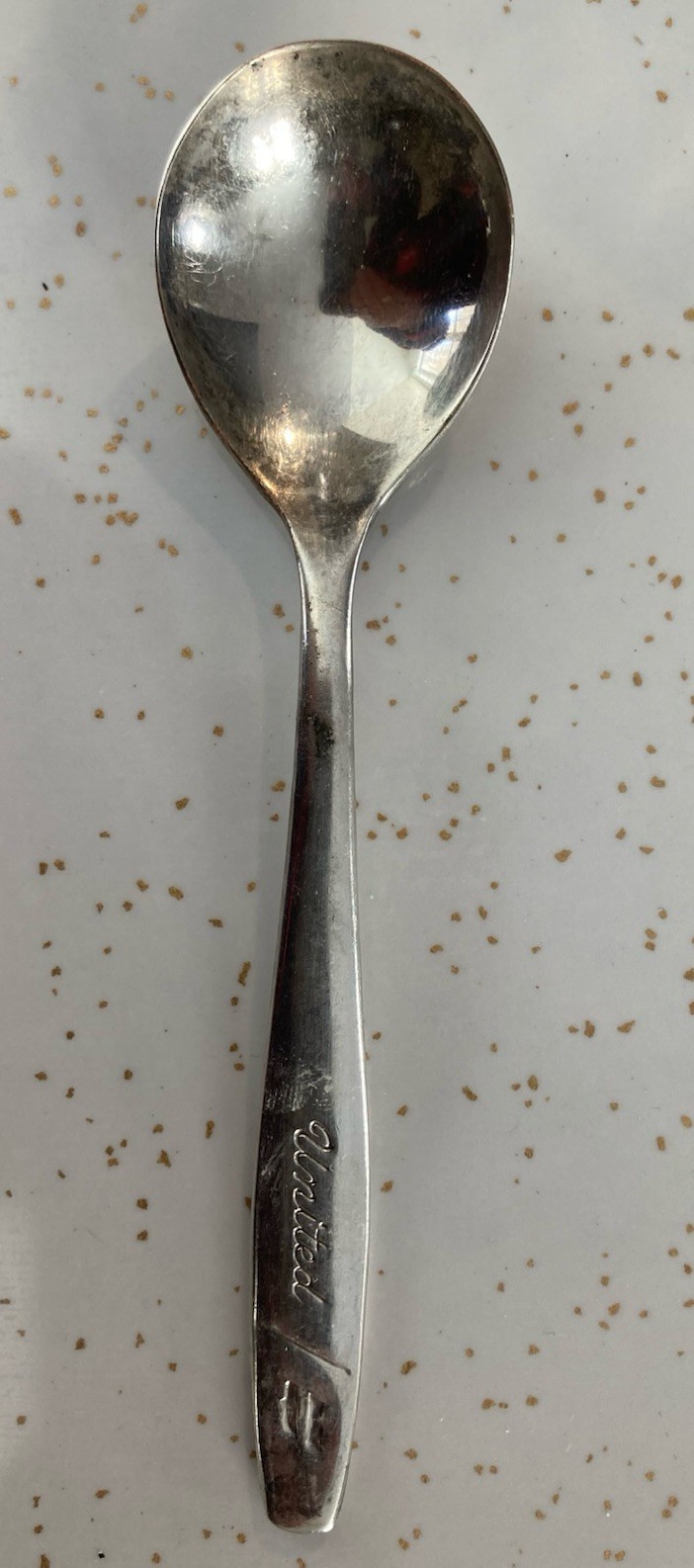 Vintage 1937 King George VI Coronation Souvenir Spoon, England Silver Plate EPNS