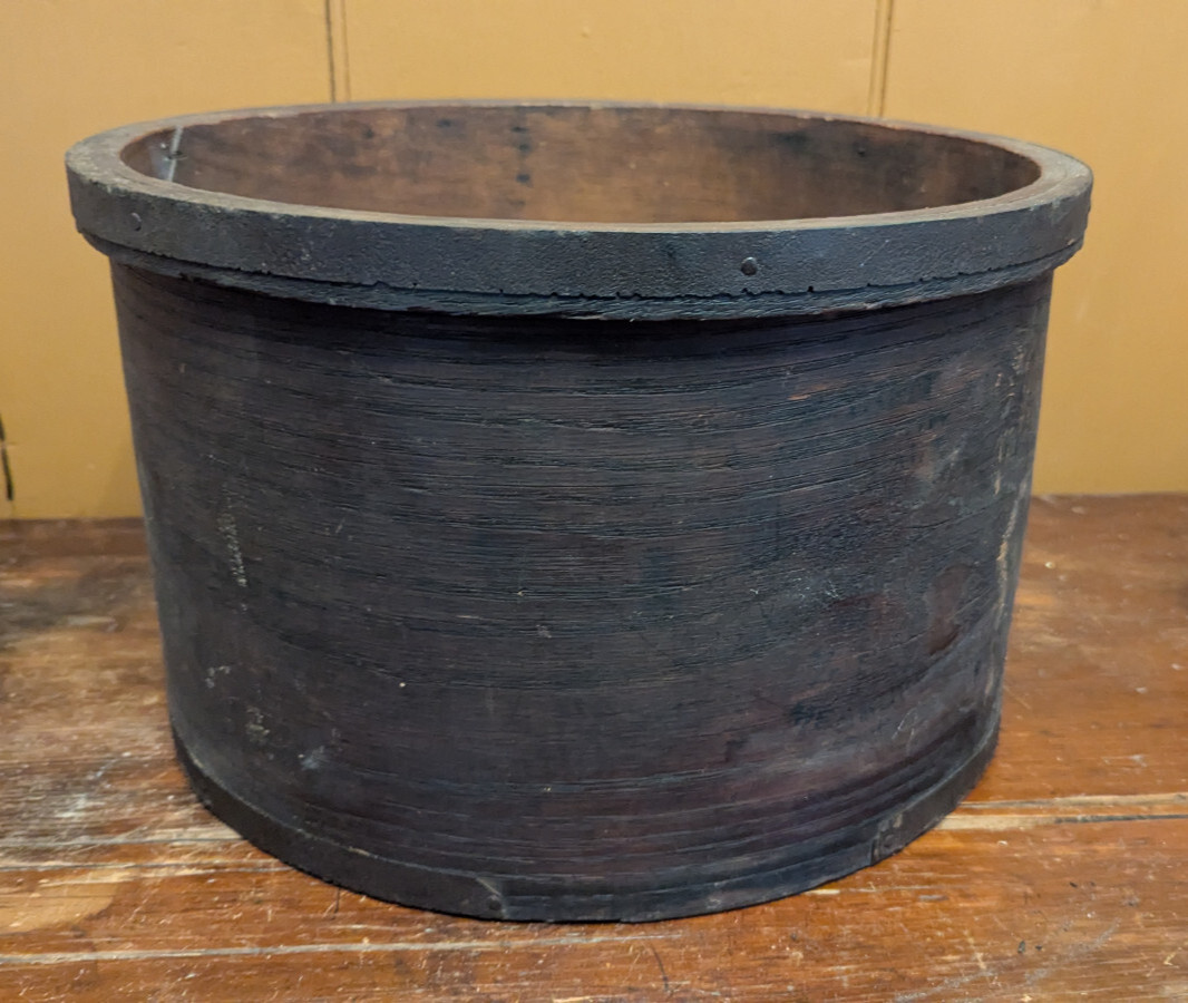 BEST Antique Wood Grain MEASURE Signed MADE FOR CH & ES GOLDBERG by E.B. FRYE NH
