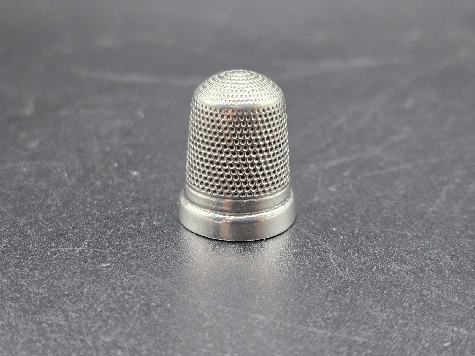 Antique Victorian Sterling Silver Thimble/UK/Birmingham/HW/1893