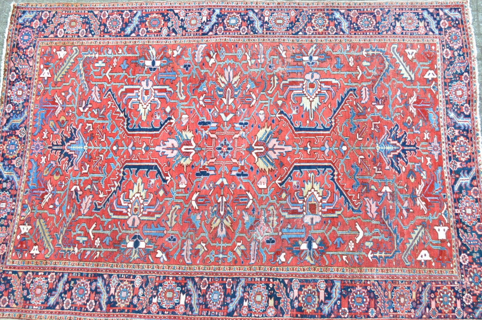 Gorgeous Antique Serapi Heriz region Rug Allover ***WWS***