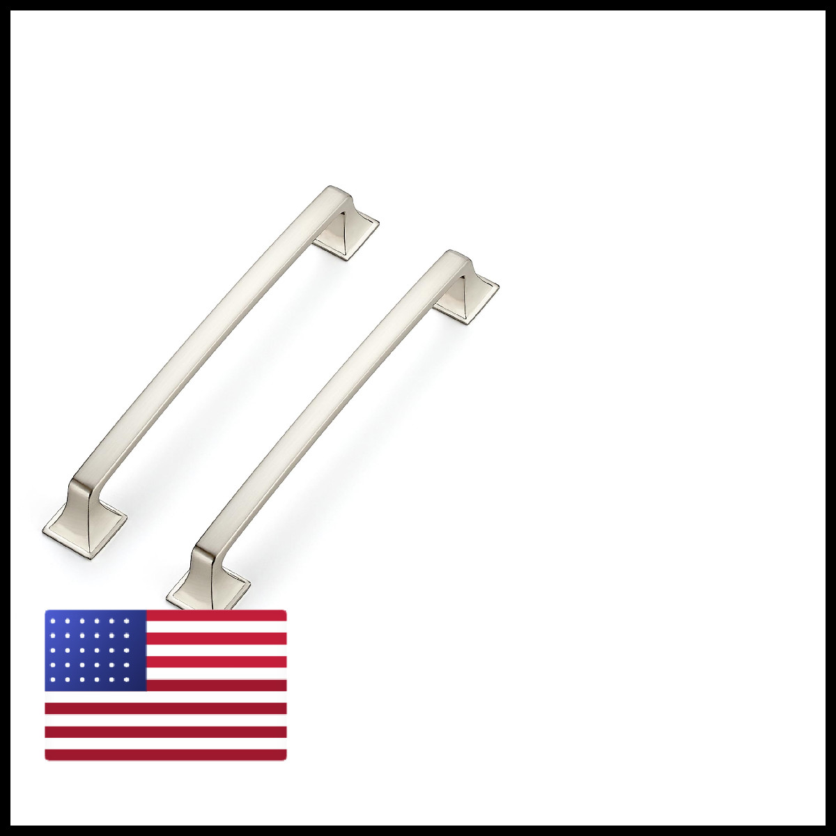 Ravinte 20 Pack Solid 6-1/4 Square Foot Arch Pulls Kitchen Cabinet Handles