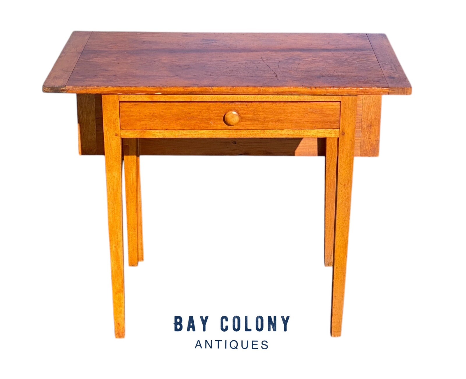 Antique Hepplewhite Drop Leaf Tavern Table / Bakers Table