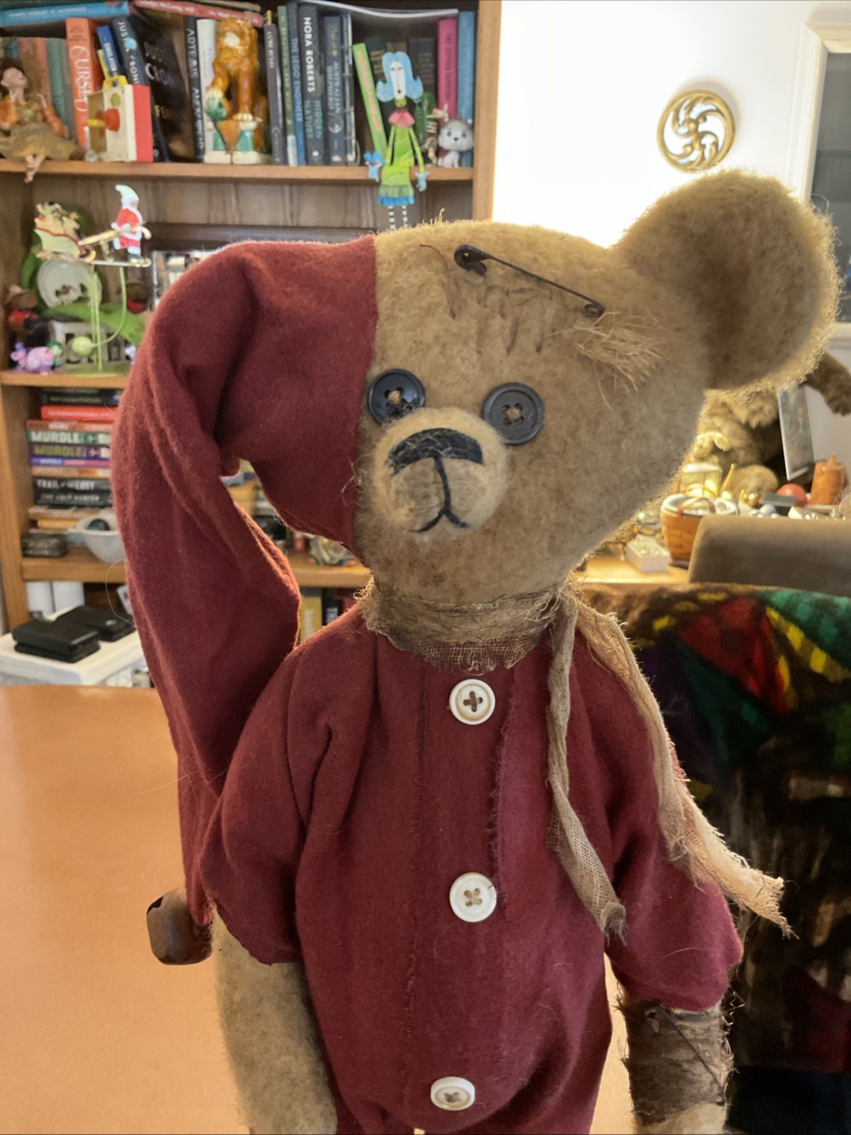 Arnett’s Country Store Bear Rare Primitive Santa Bear With Original Tag 16”
