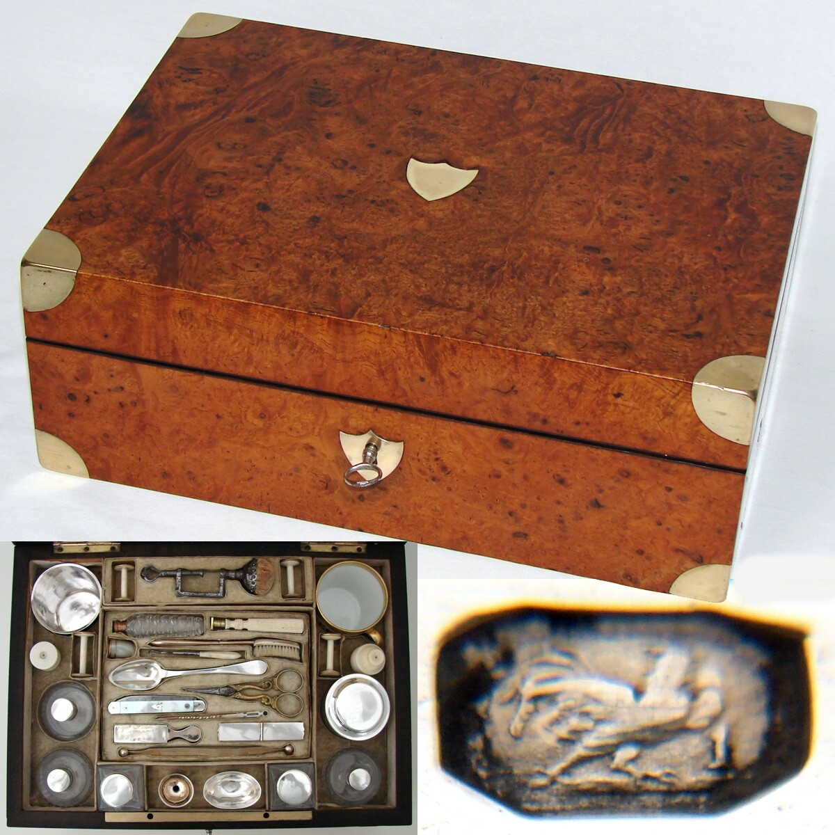 RARE Antique French c. 1800 Palais Royal Nécessaire, Travel Compendium, 30+ Tool