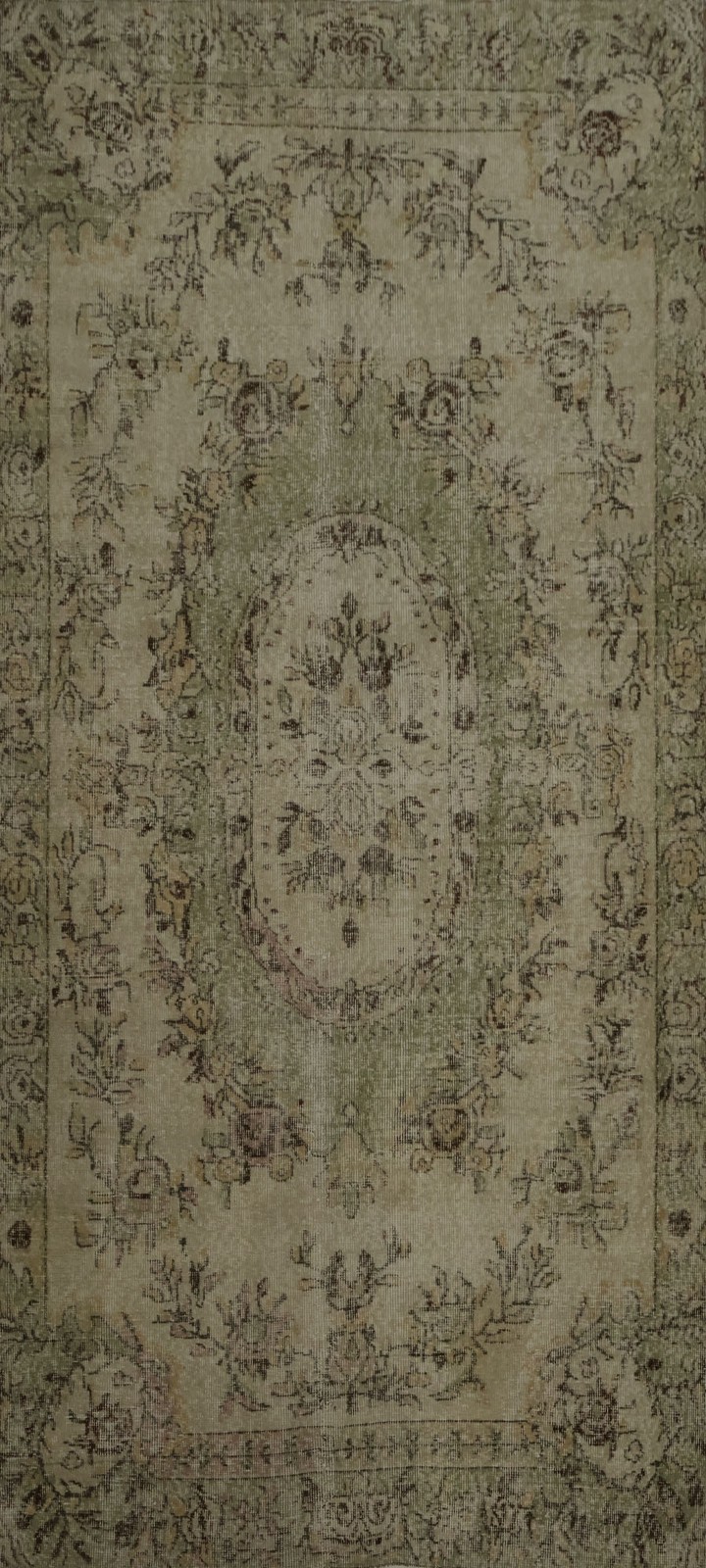 Classic Anatolian Turkish Area Rug 5×10 Handmade Wool Floral Carpet for Any Room