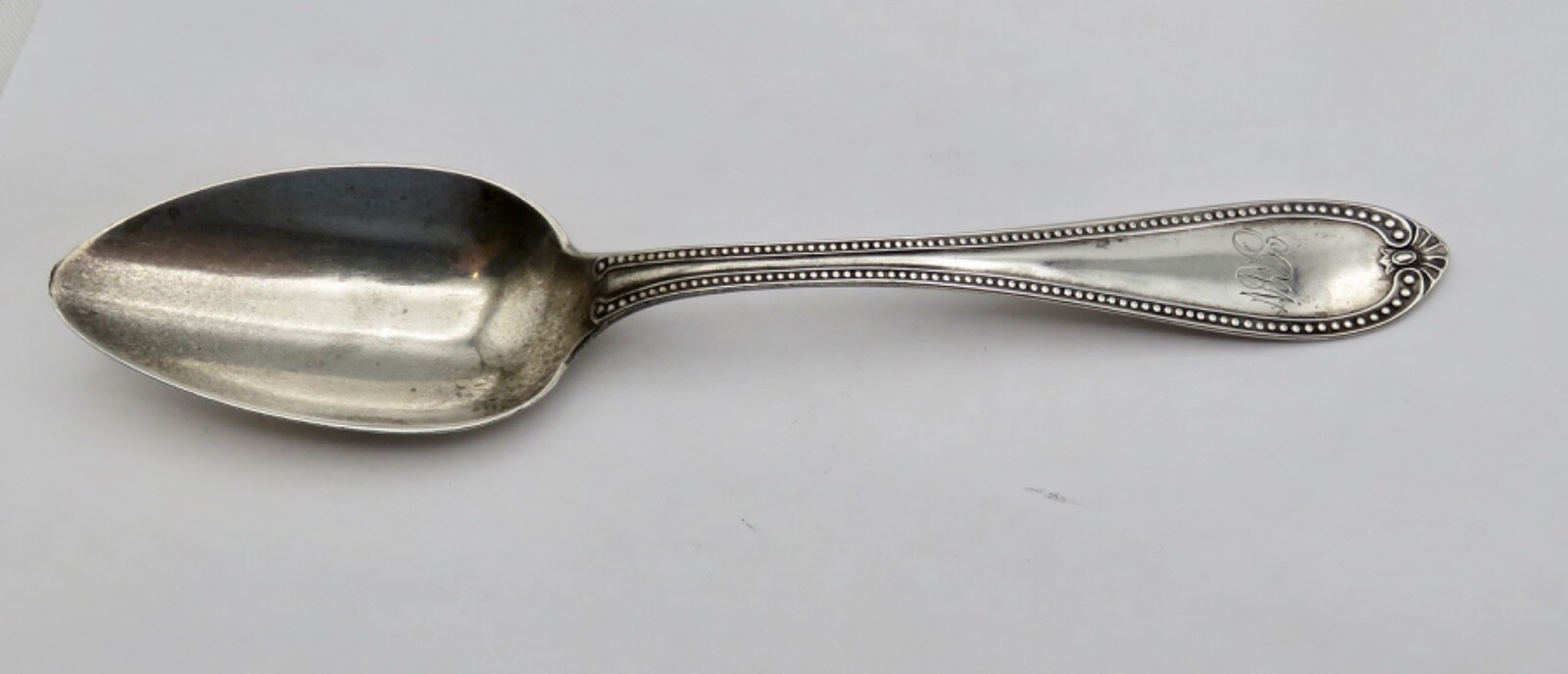 Brown & Anderson Coin Silver Wilmington NC Southern 8-1/4″ Tablespoon 1850-1870