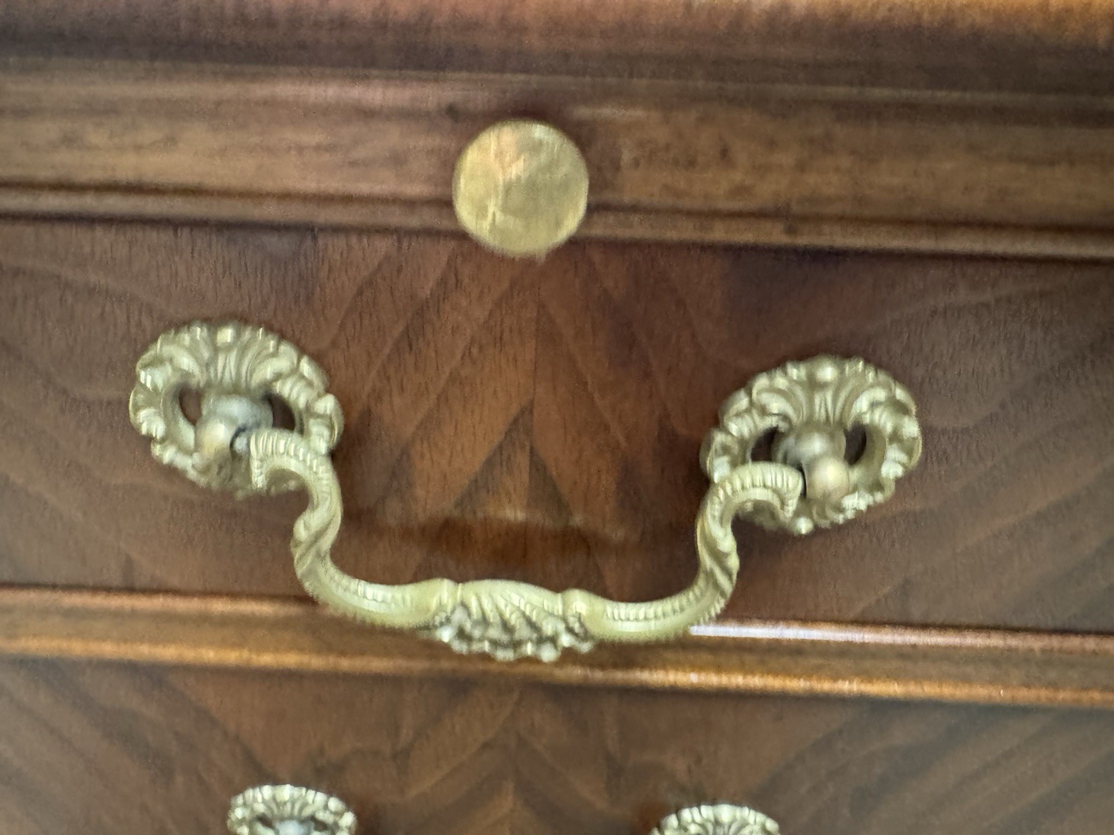 Antique ALL WALNUT 1915’s Era National Brand Banker’s Executive Business Desk