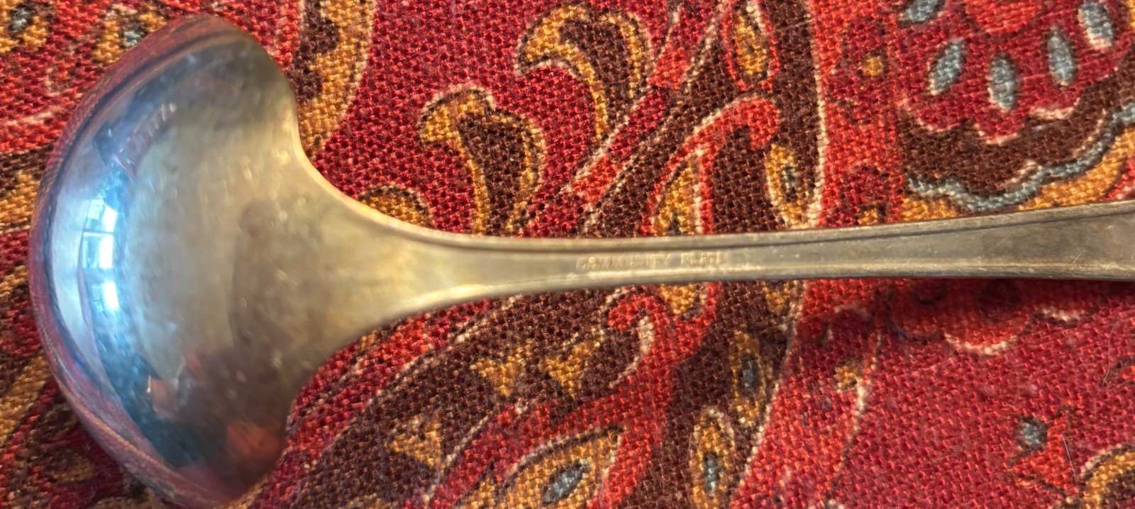 Vintage Community Plate Art Deco Deauville Gravy ladle 6″