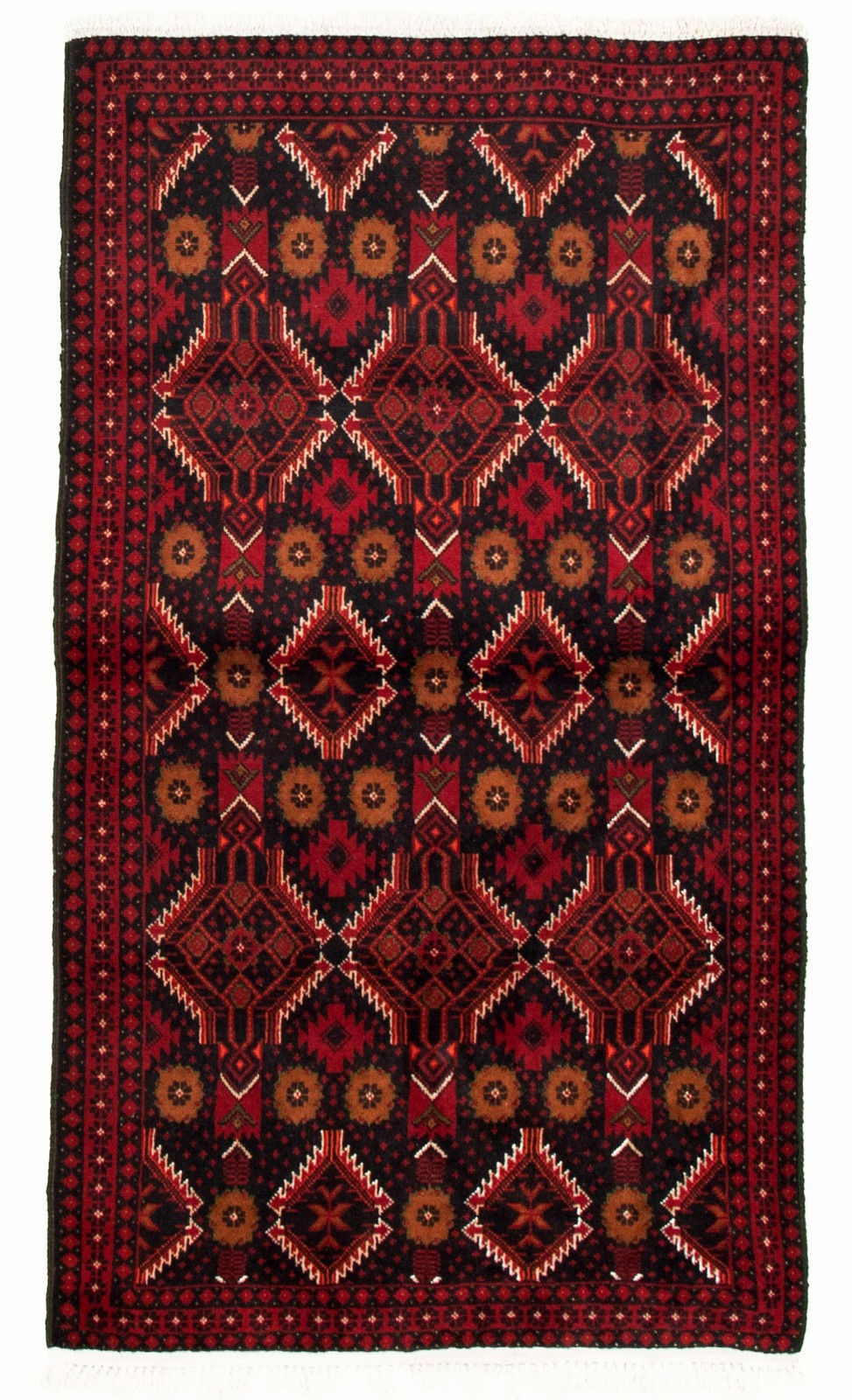 Traditional Vintage Hand-Knotted Oriental Carpet 3’5″ x 5’10” Wool Area Rug