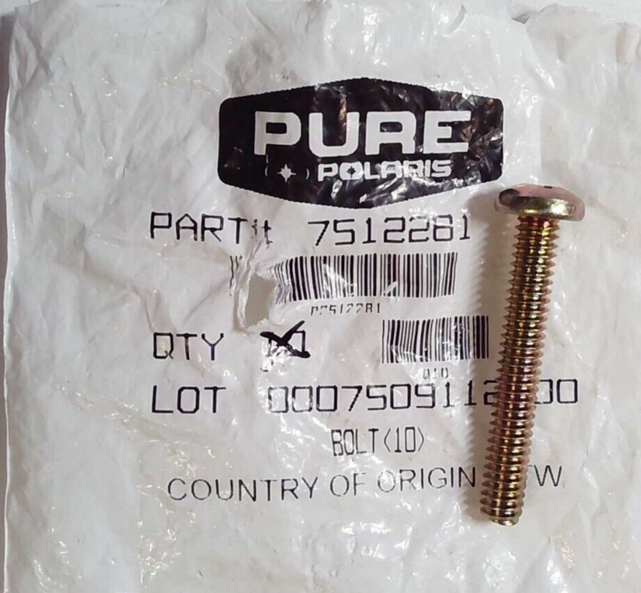 NOS Polaris Bolt 7512281 NEW OEM