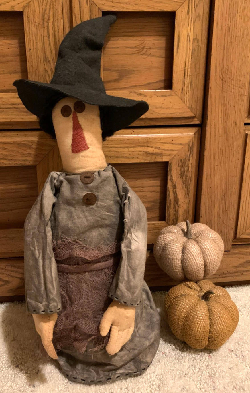 Honey and Me Primitive Doll Honey & Me Halloween Witch Doll 2005