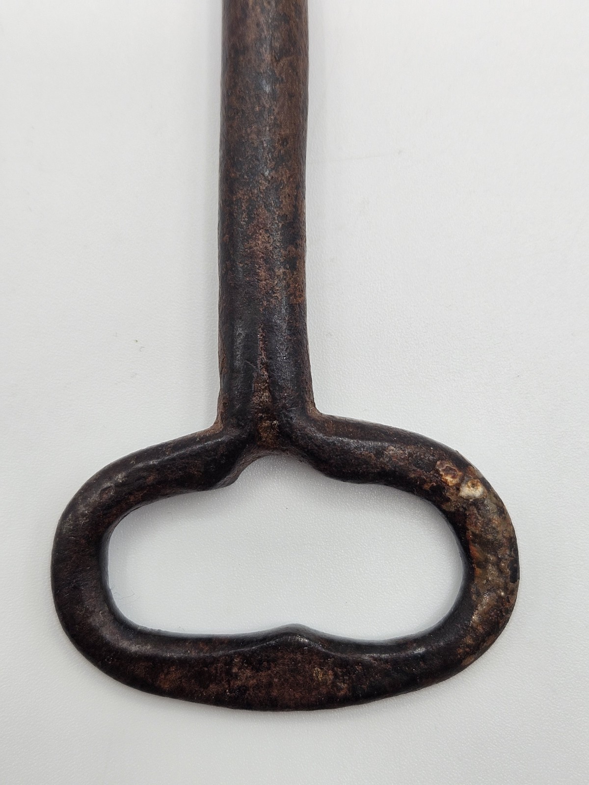Antique Iron Chamber Door Skeleton Key Lock Deadbolt – Large 5.5” Long Cast Iron