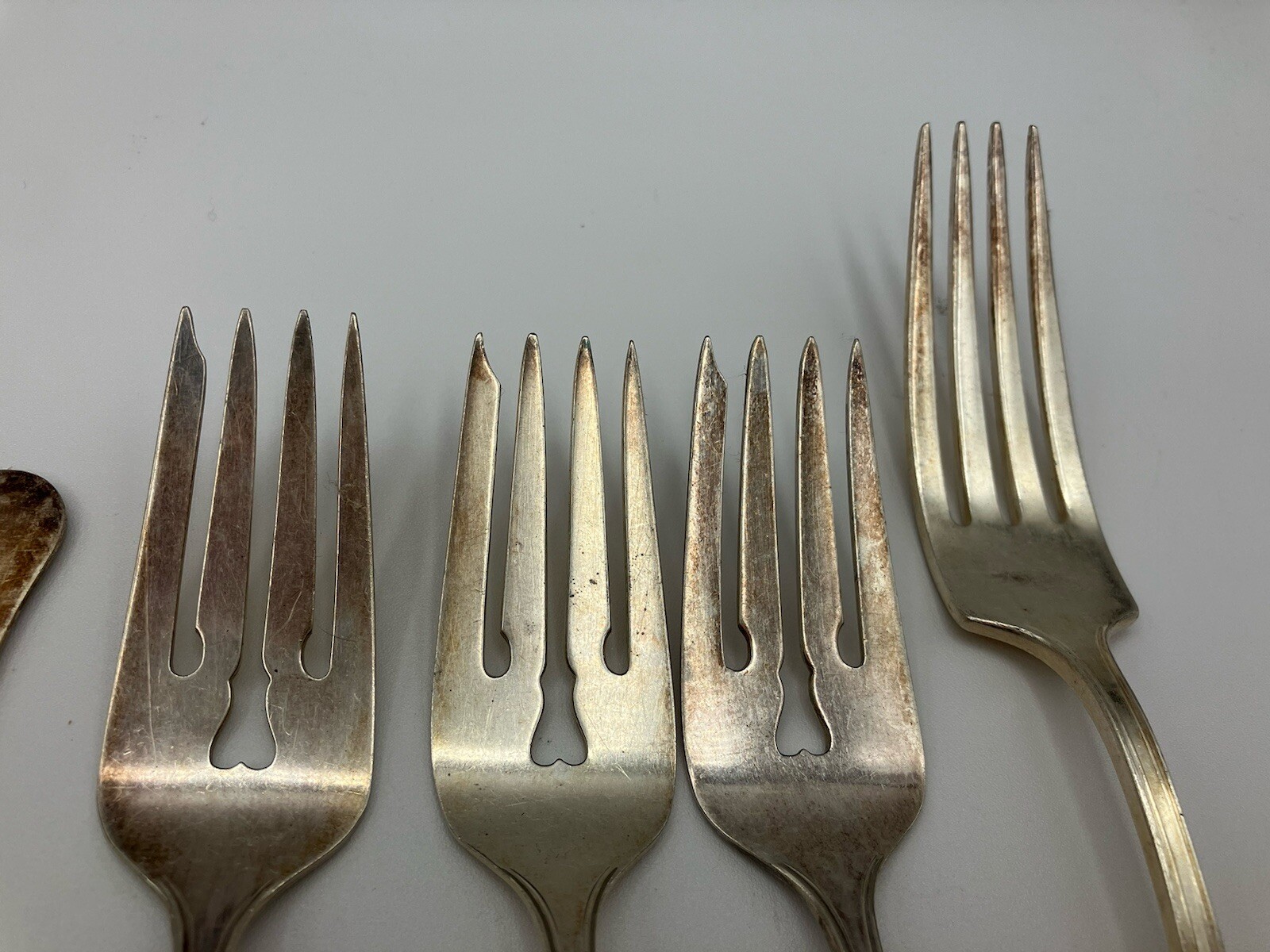 (11) Pcs GORHAM EP Silverplated Flatware VANITY FAIR c.1923 S Monogrammed “C”
