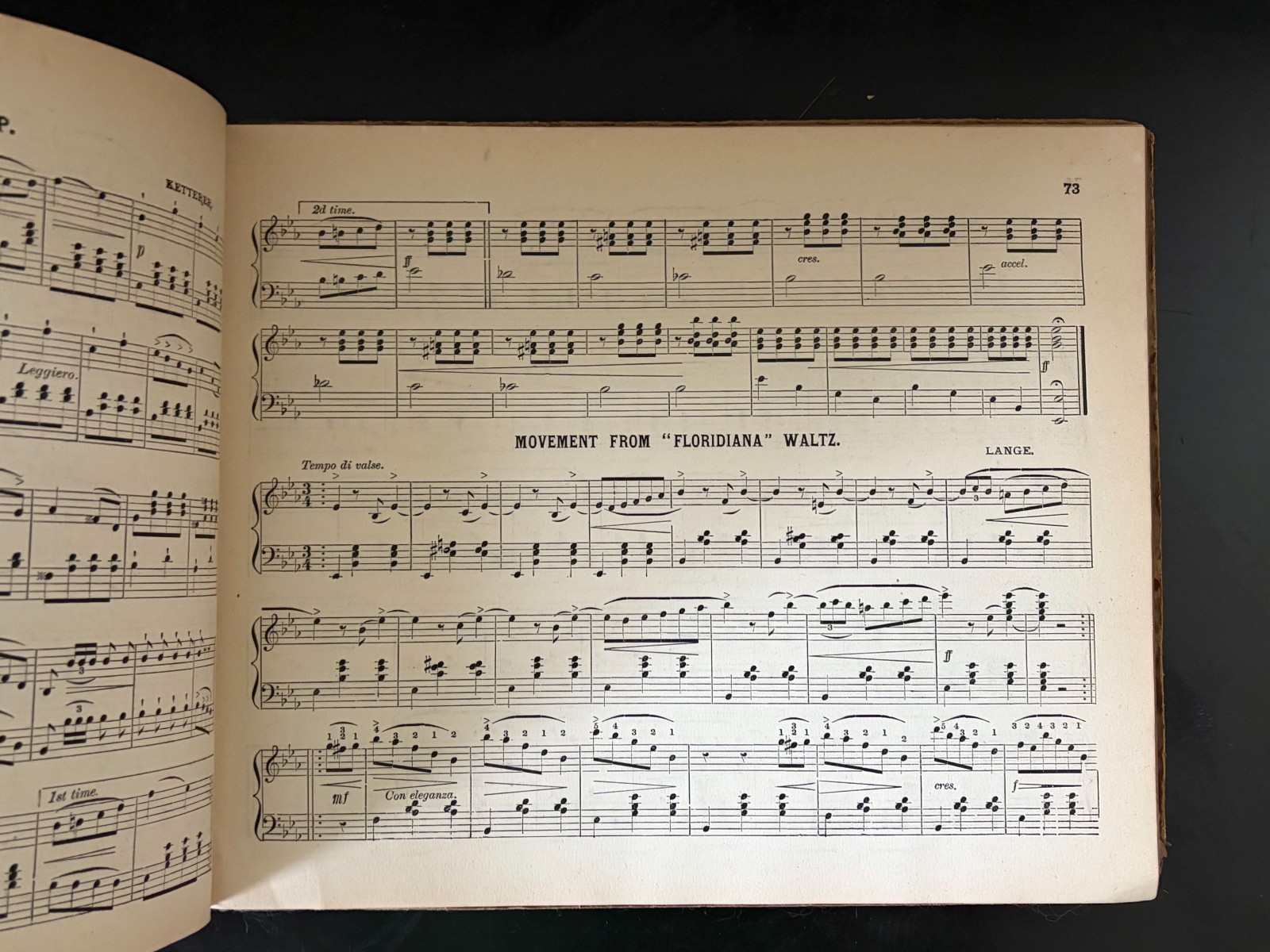 1878 MASON & HAMLIN CABINET ORGAN INSTRUCTOR Book Oblong ANTIQUE Piano Music