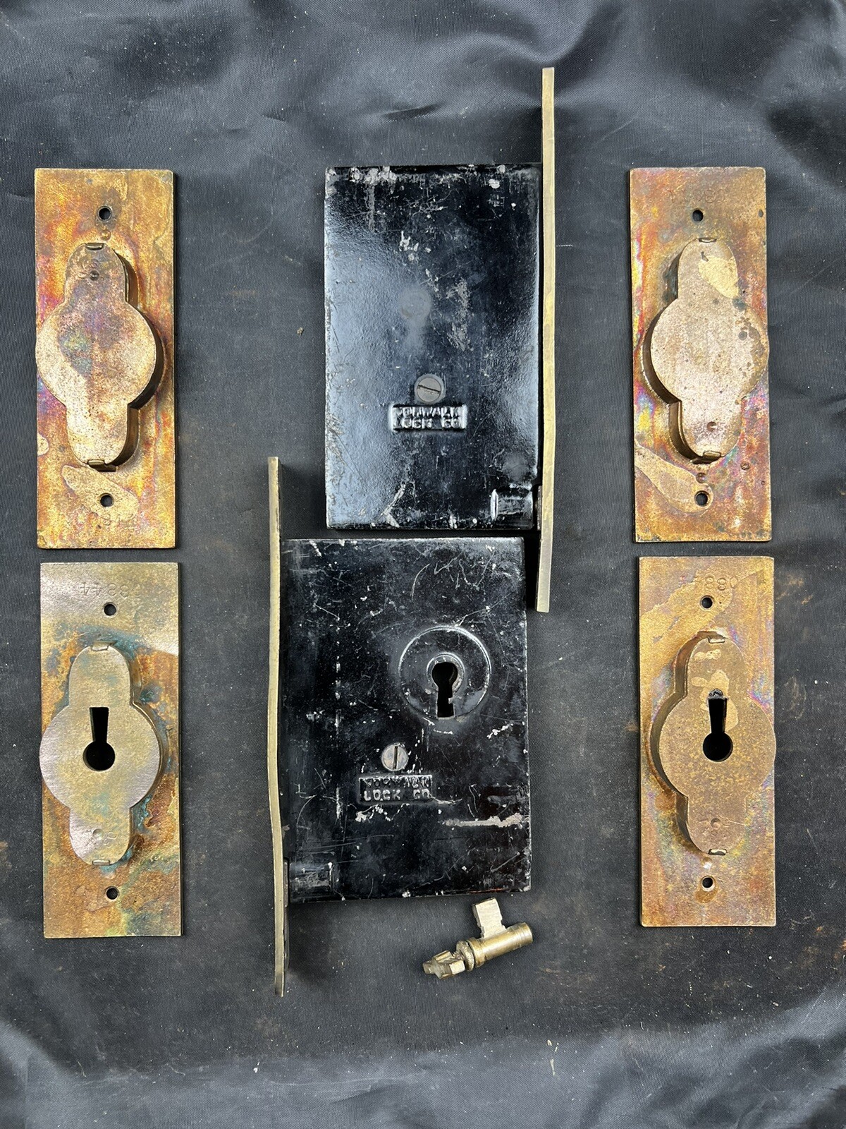 Norwalk Moorish Double Pocket Door Set Aesthetic Victorian Eastlake H-22020 Key