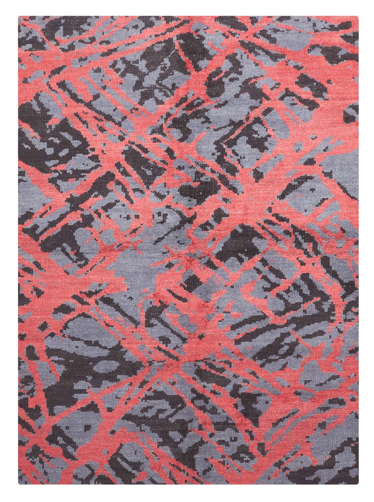 Vintage Traditional Hand-Knotted Area Rug 5’7″ x 7’9″ Oriental Wool Carpet