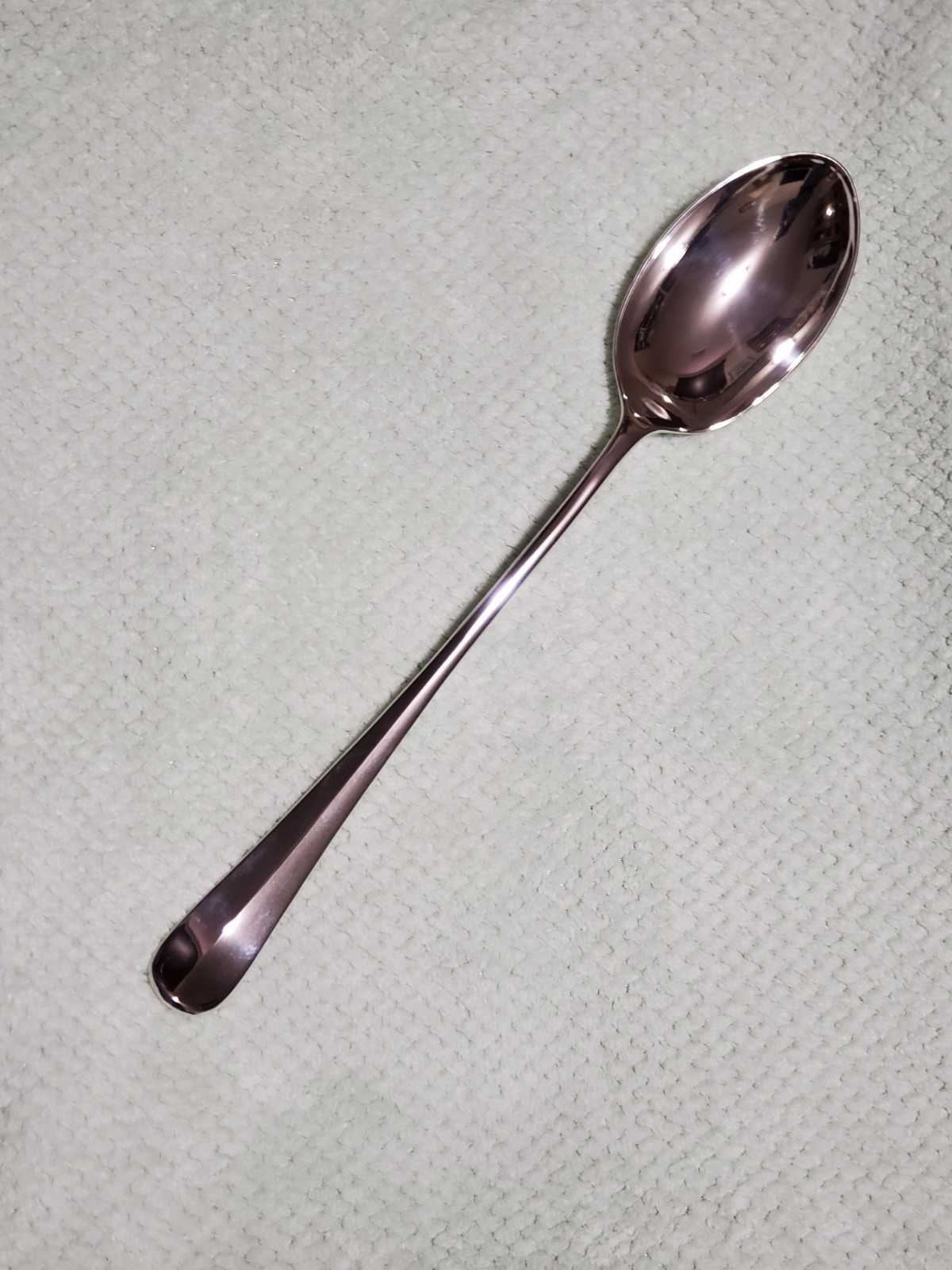 Vintage Godinger Silverplate 12 7/8″ Stuffing Or Basting Spoon, Rat Tail Pattern