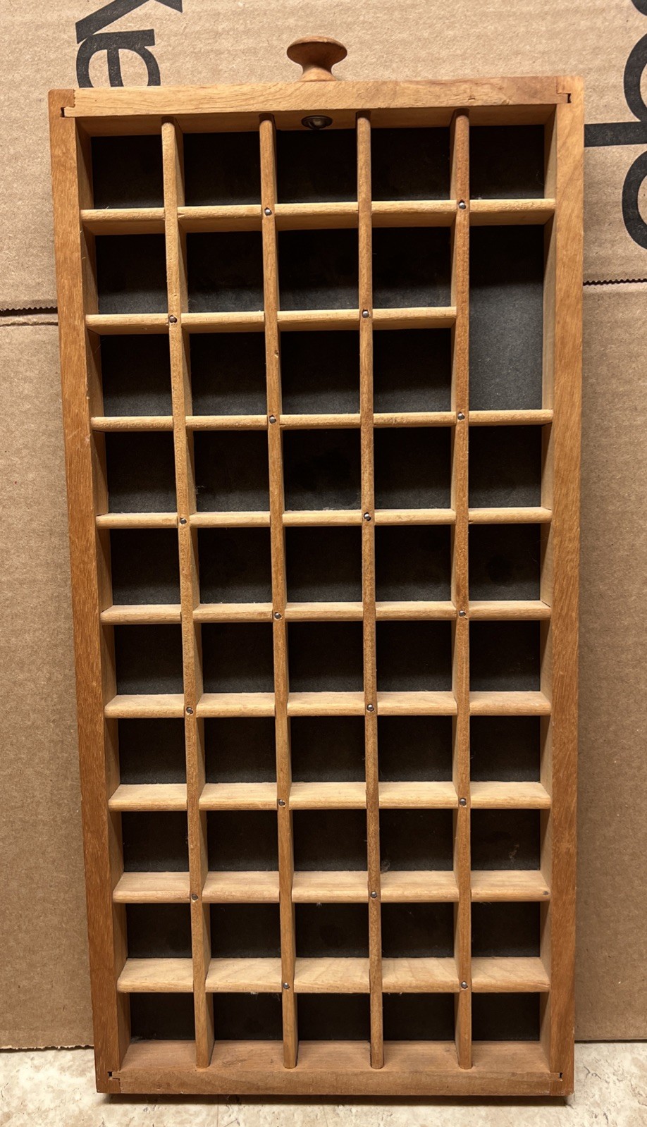 Vintage Printer Drawer Rack For Thimbles-Trinkets-Etc Excellent Condition