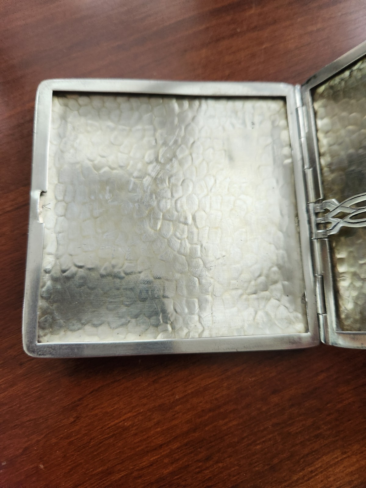 Antique Bliss Sterling Silver Cigarette Box Card Case Money Coin Holder 90.5g