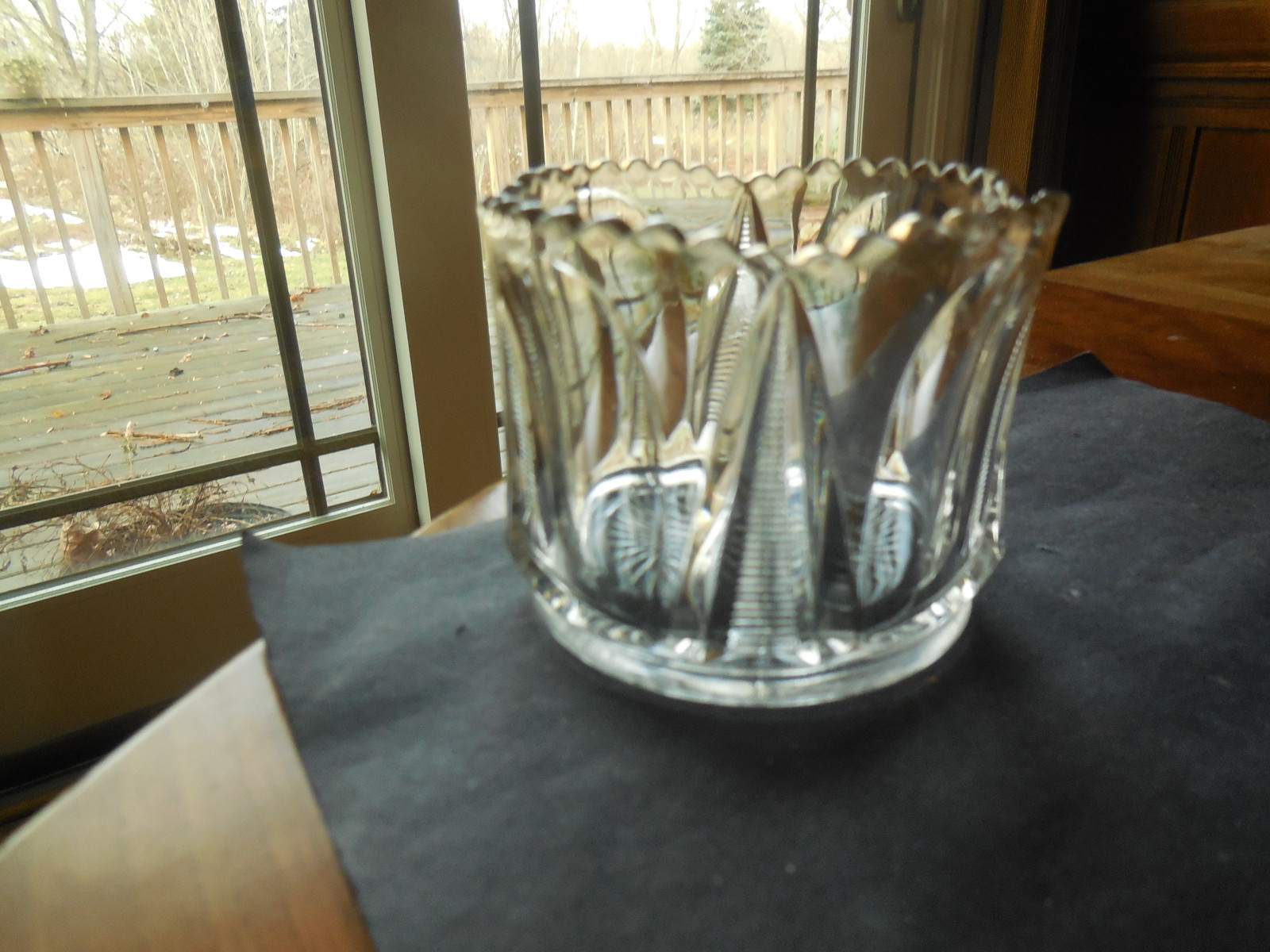 EAPG – Tarentum Glass Co. “Ladders” open sugar