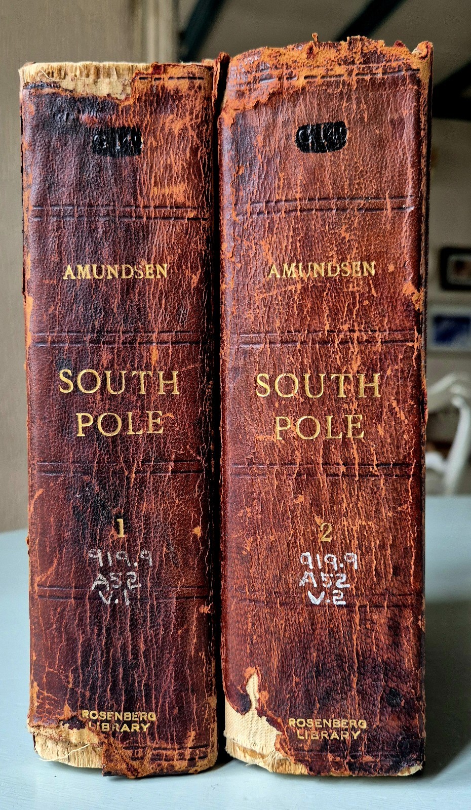Roald Amundsen The South Pole 1912, 1st edition. Vol I & II Rosenberg Library