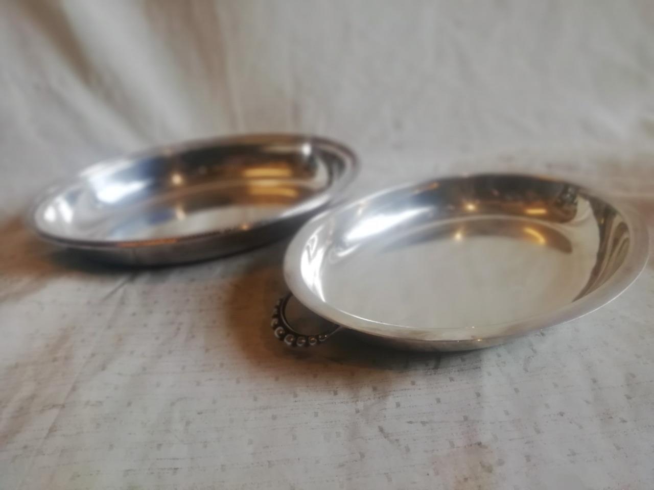 FINE TWO HANDLED OVAL ENTREE DISH BY CHARLES GREEN, BIRMINGHAM c1920