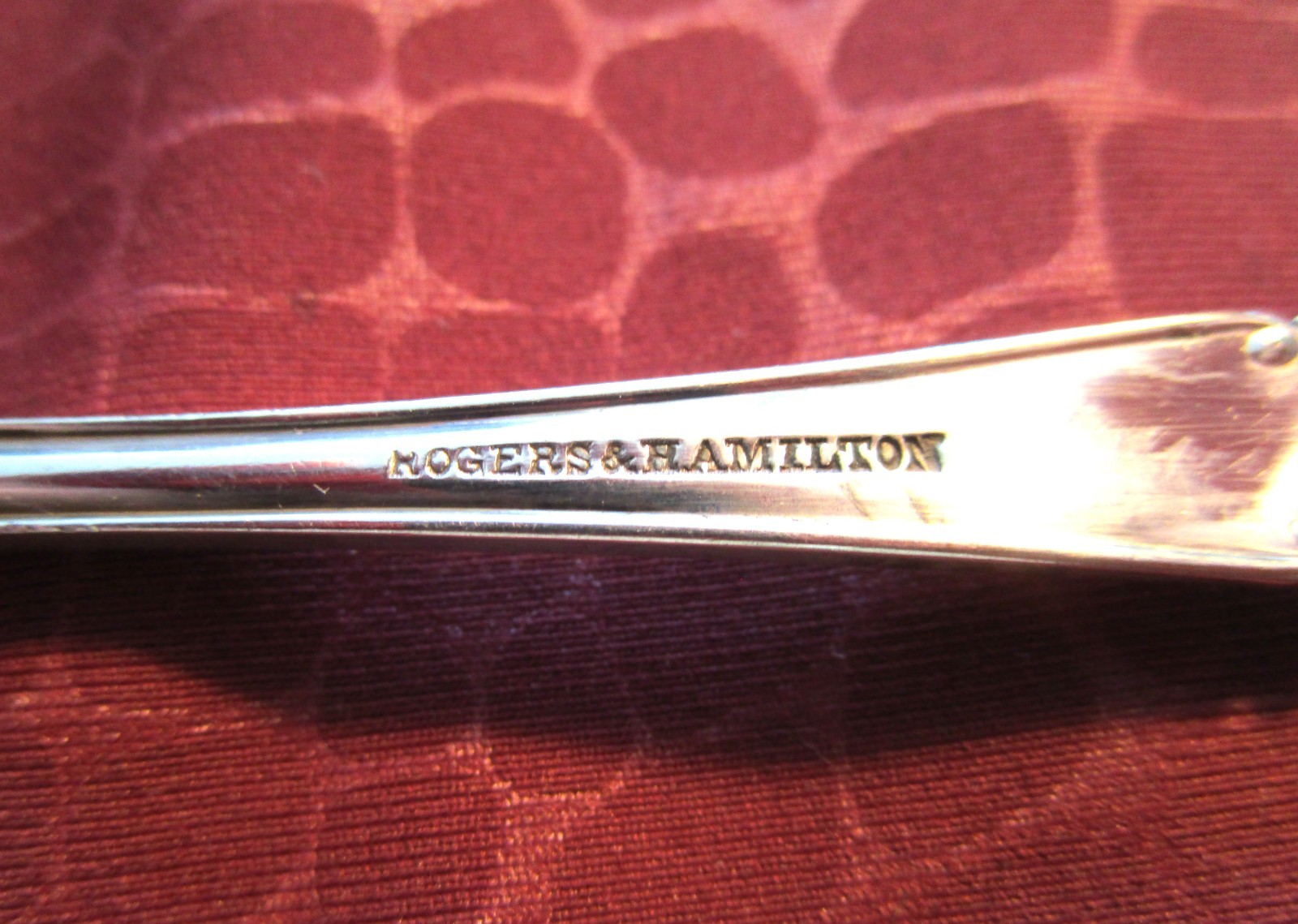 RAPHAEL Ice Cream Fork ROCOCO Silverplate 1896 No Monogram bb