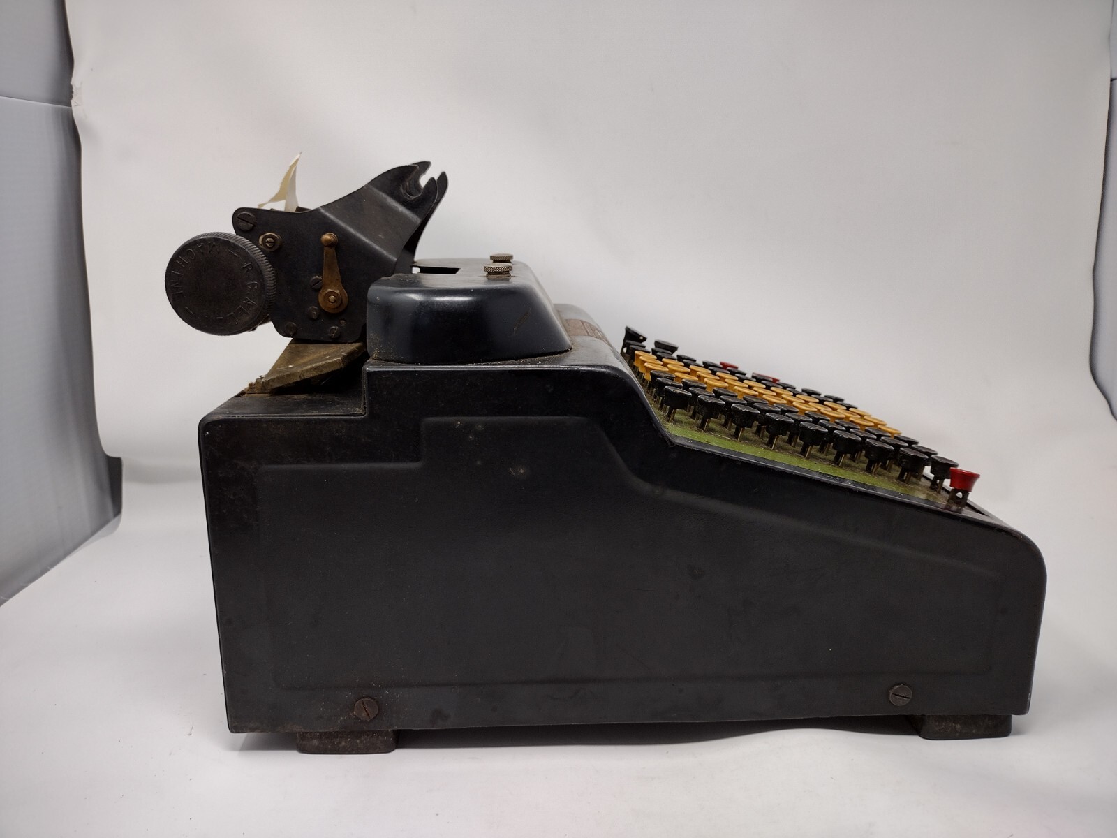 Vintage RC Allen Adding Machine Antique Figuring Calculating Business Model 805