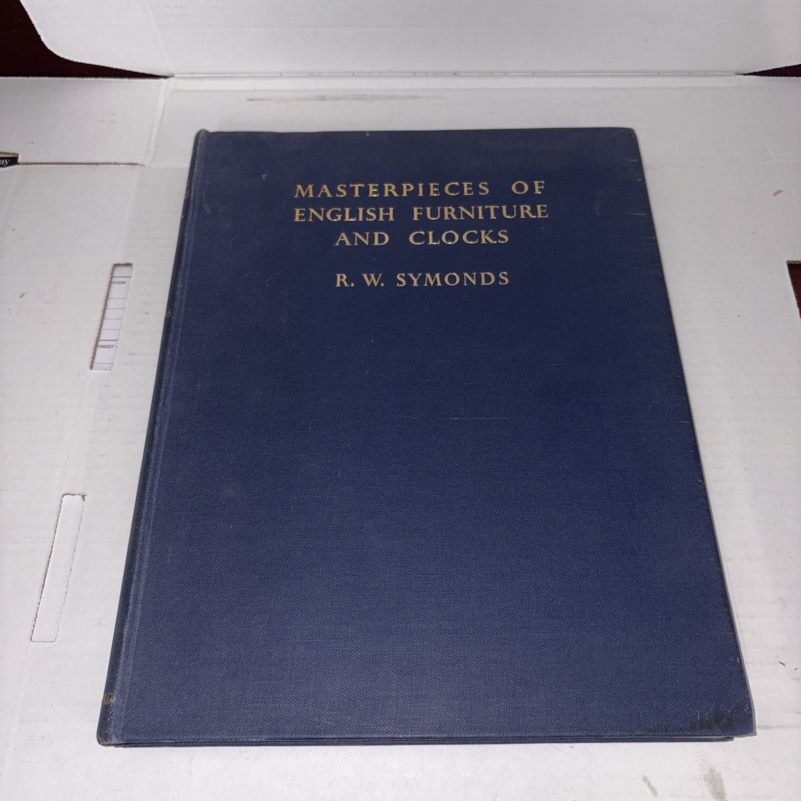Masterpieces of English Furniture & Clocks Symonds -1940-Limited Edition – Z#135