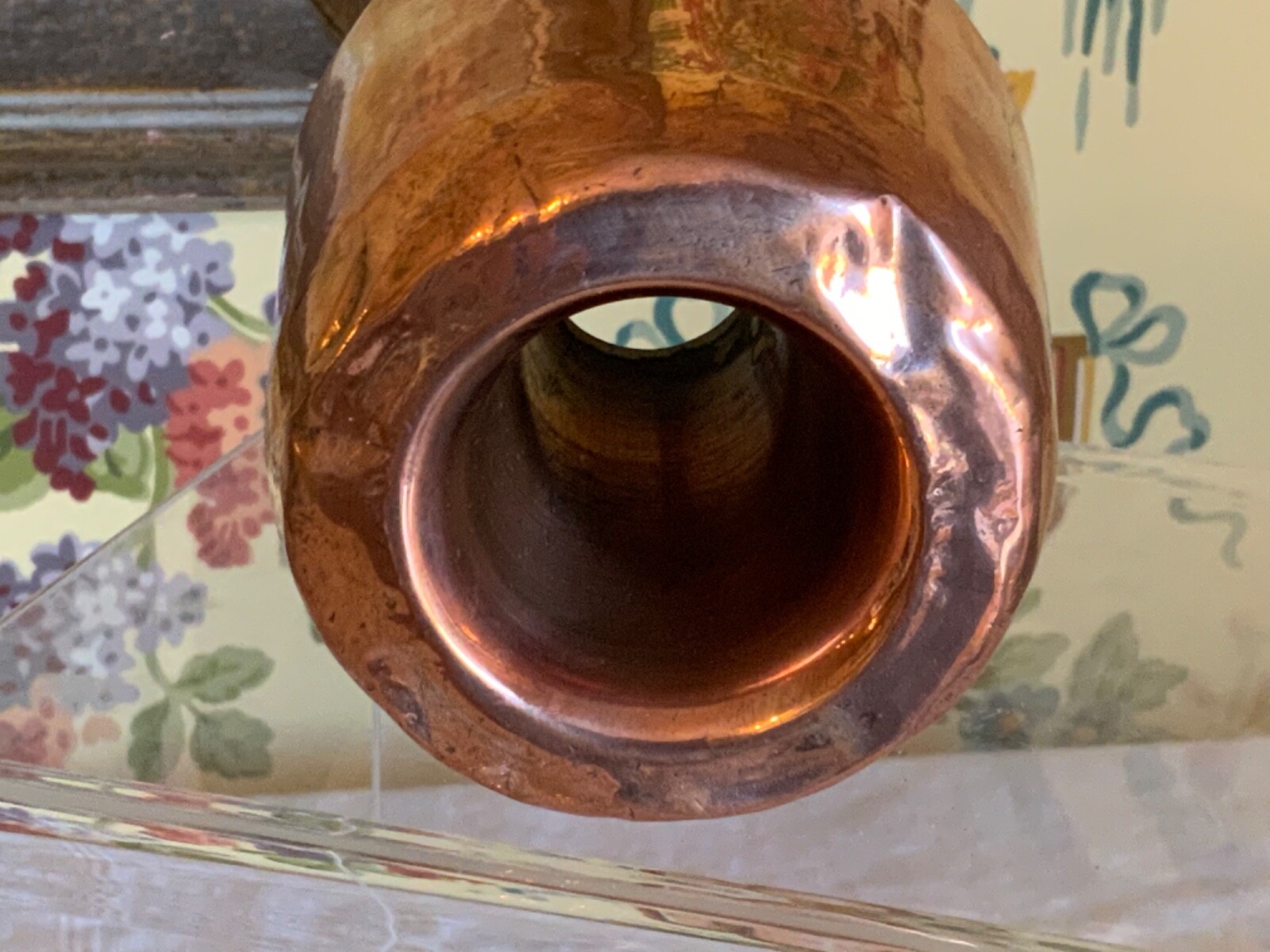 19th Century French Gateau Copper Jelly Mold Mould found in a Chateau in France