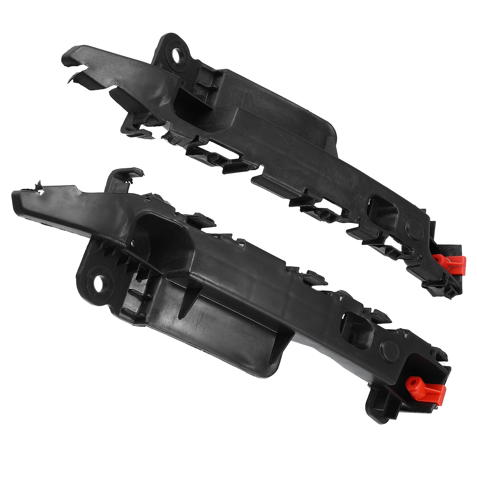 X AUTOHAUX 1 Pair Front Left and Right Side Bumper Cover Bracket Insert Black