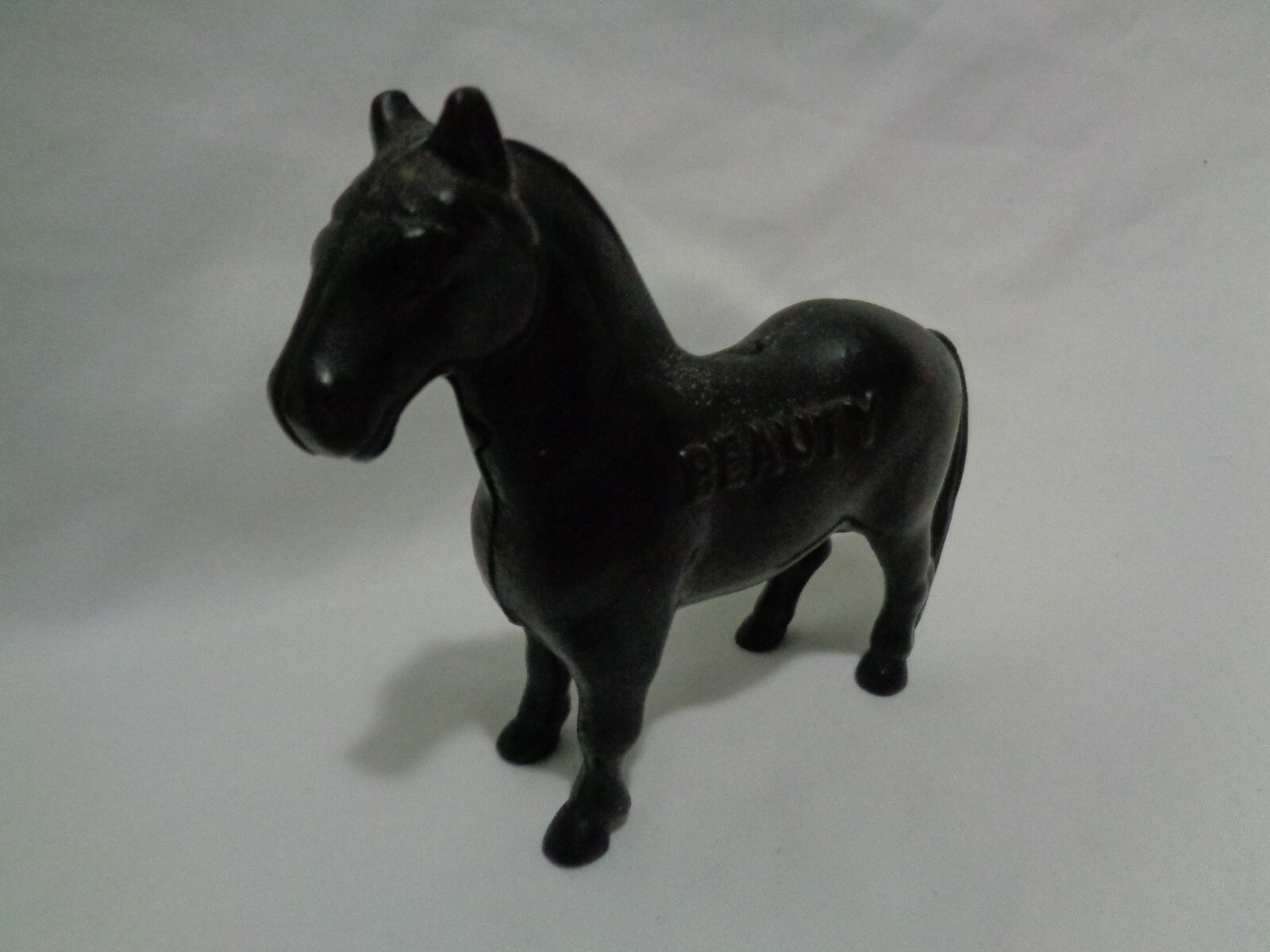 Old Arcade USA Cast Iron Beauty Work Horse Still Coin Bank Original