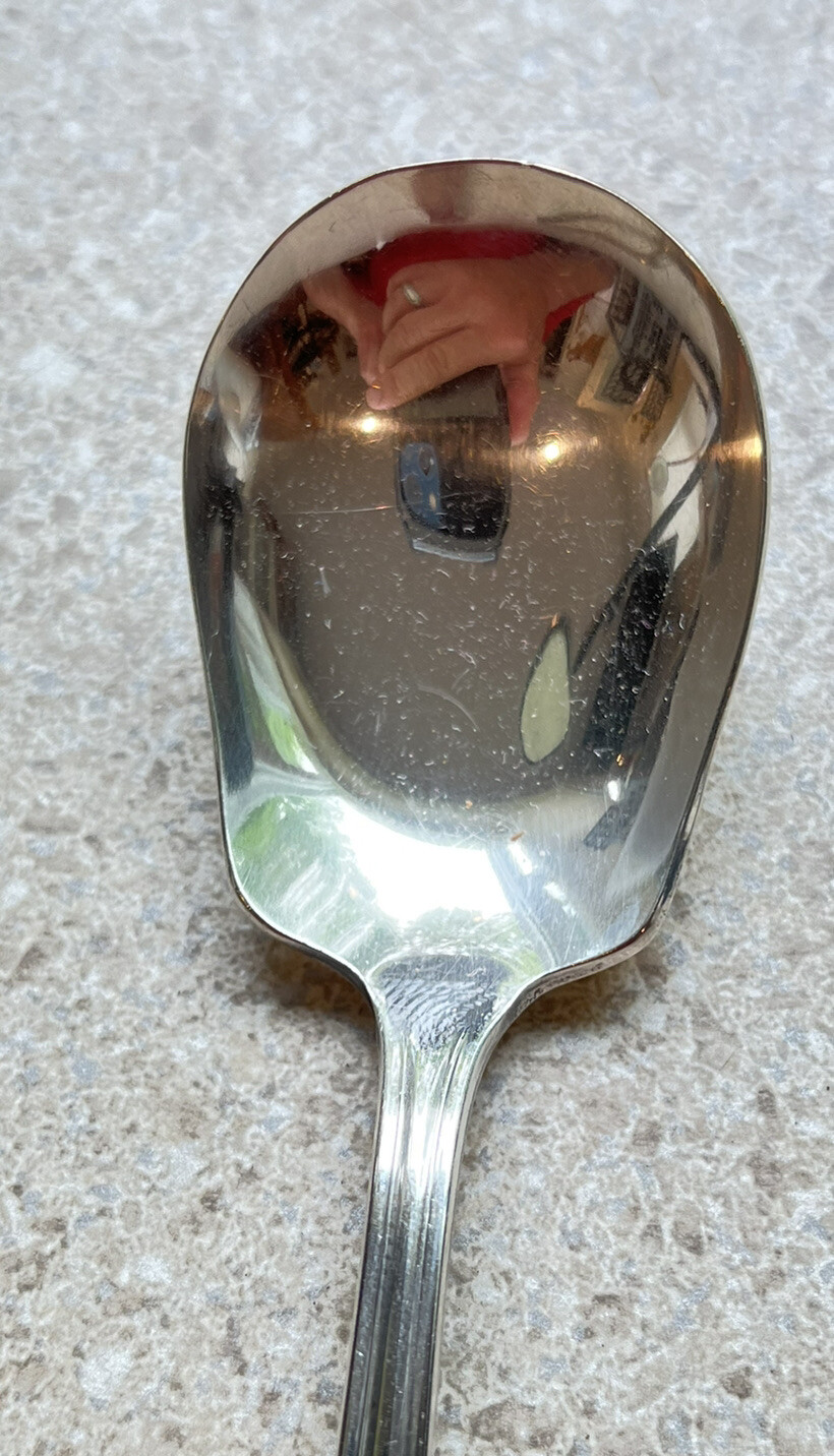 F246~ National Silver Silverplate King Edward Butter Knife & Sugar Spoon 1936
