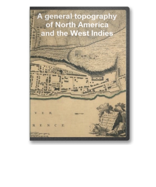 Topographical Atlas West Indies and North America on CD – B107