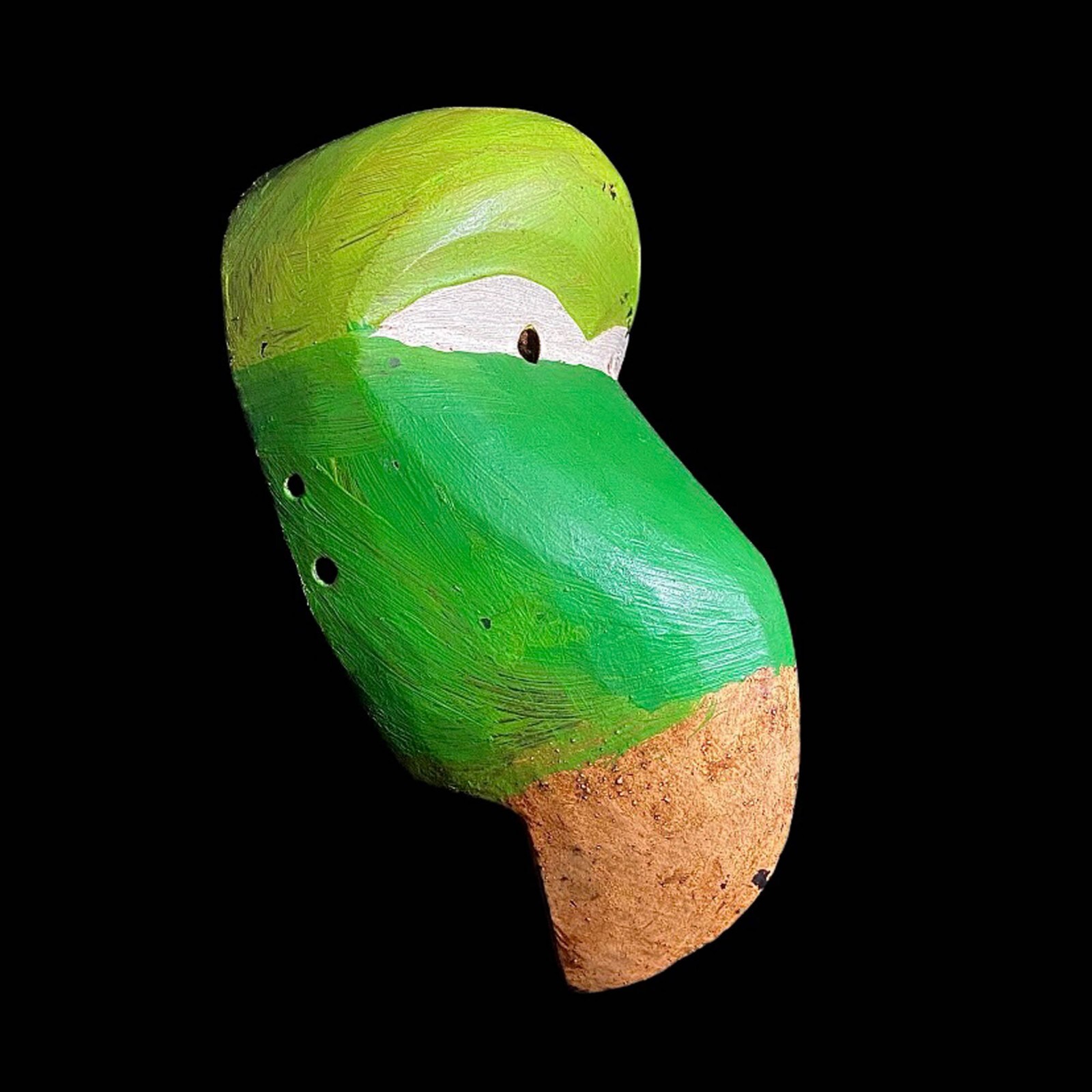 Strong Cubist Dan Bird Man Wood Face Mask Early 20th Century Libera Africa-8026