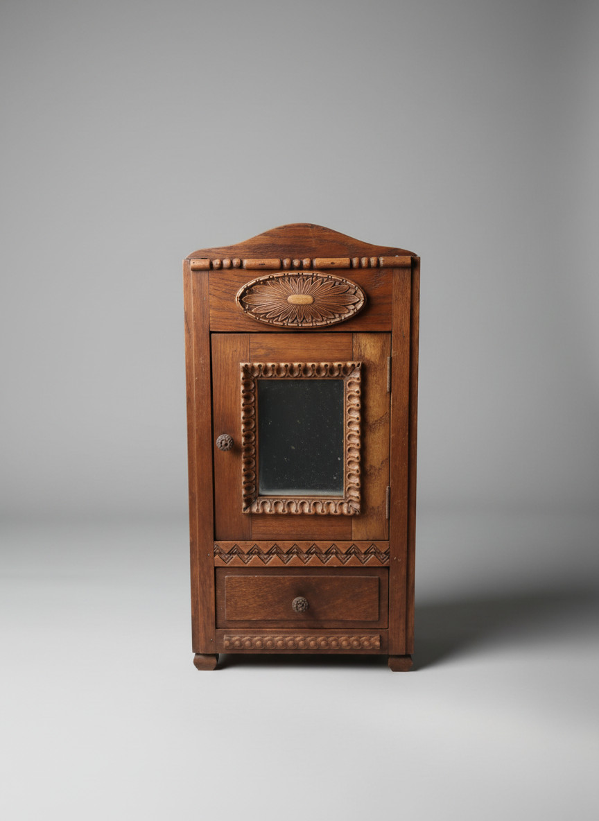 Apothecary Cabinet Antique Oak