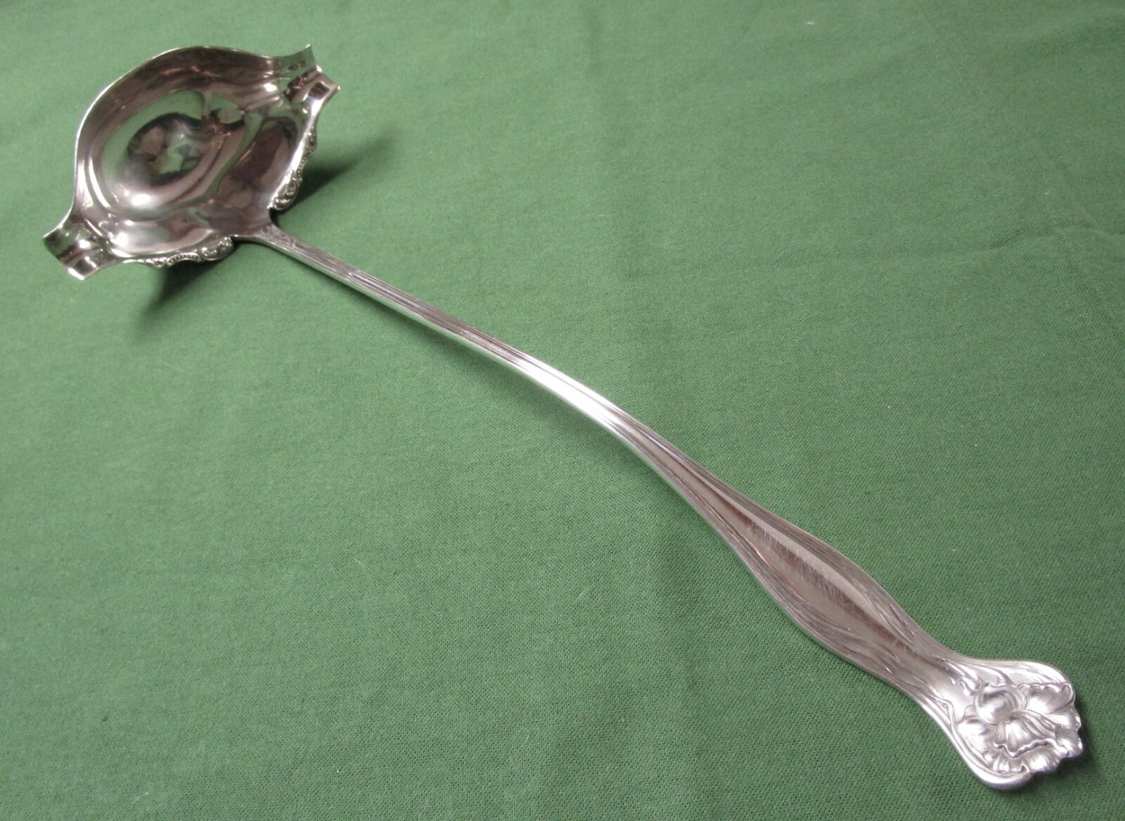 MYSTIC 1903 Double Spout Punch Ladle Art Nouveau Rogers Silverplate tc